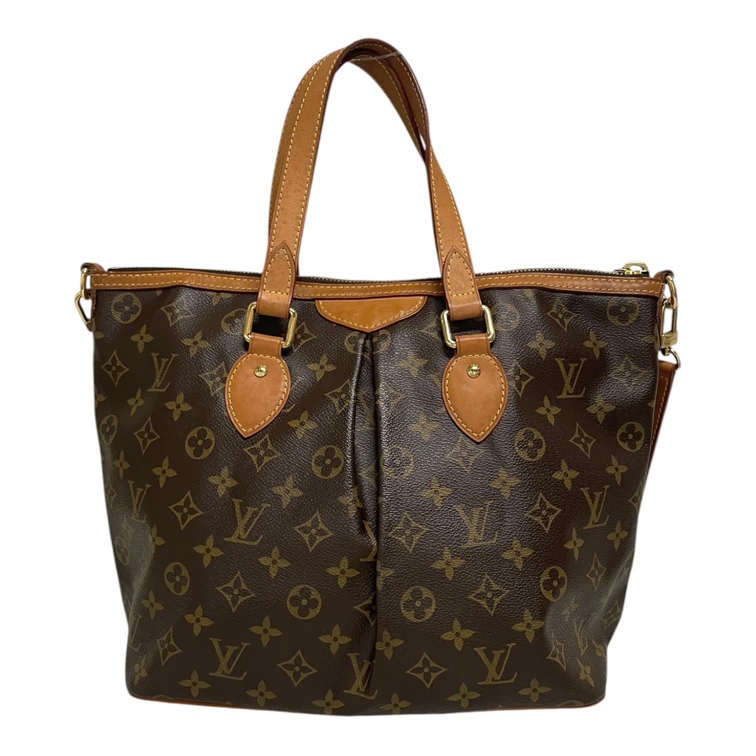 LOUIS VUITTON/Hand Bag/Monogram/Leather/BRW/X43KV29