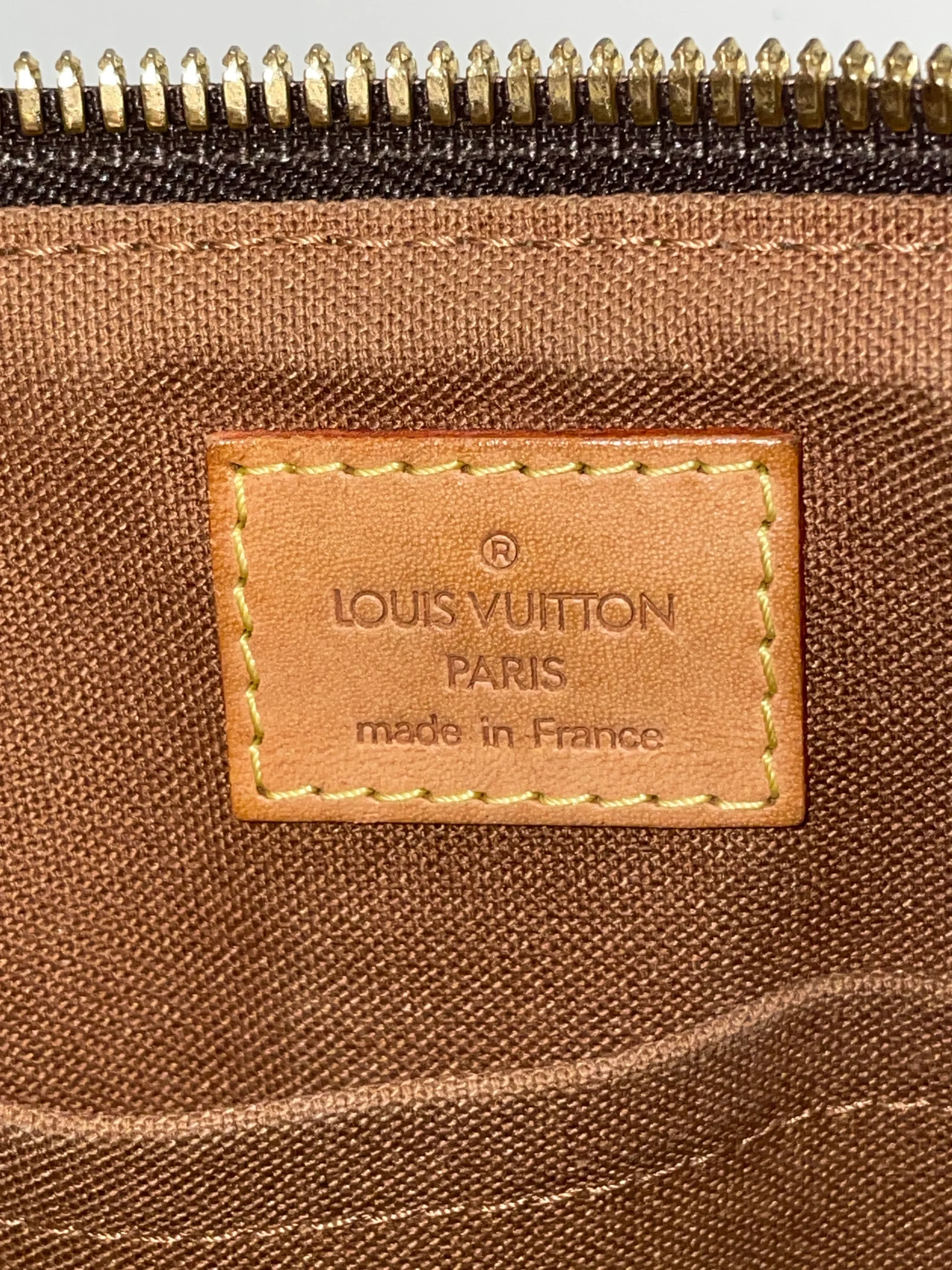 LOUIS VUITTON/Hand Bag/Monogram/Leather/BRW/X43KV29