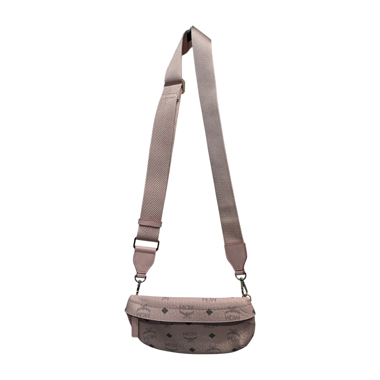 MCM/Hand Bag/Leather/PNK/visetos small fursten belt