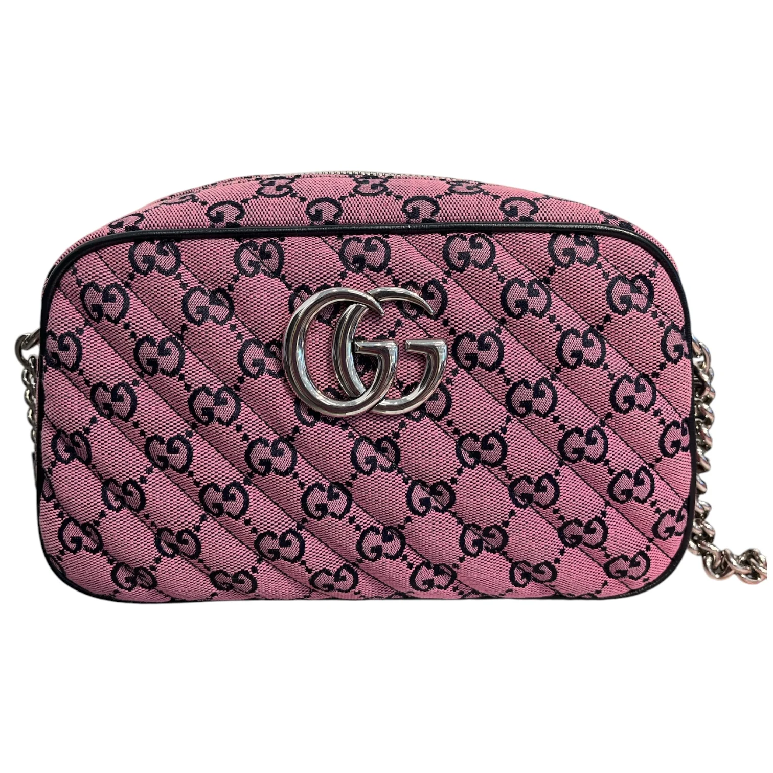 GUCCI/Cross Body Bag/Monogram/PNK/ marmont