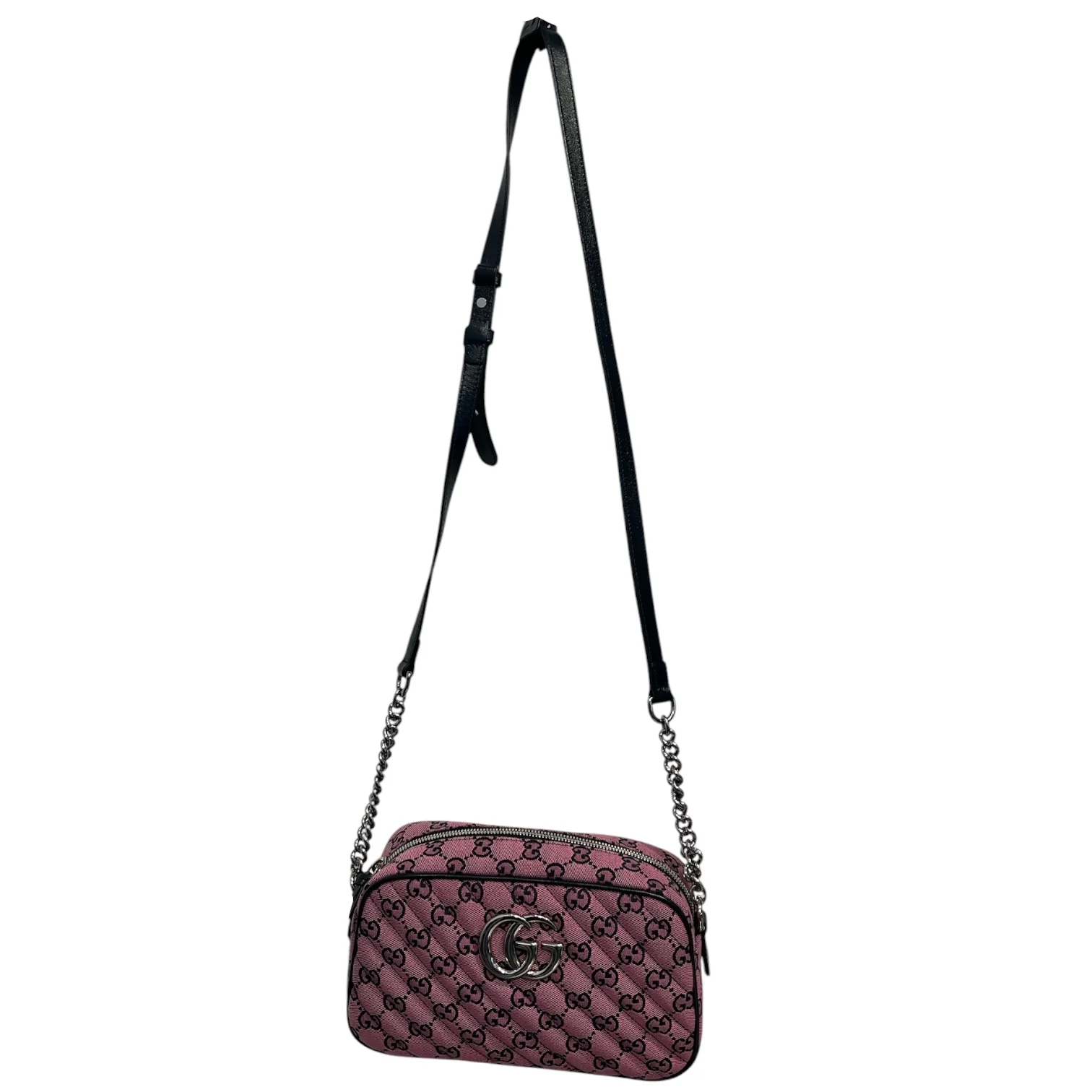 GUCCI/Cross Body Bag/Monogram/PNK/ marmont