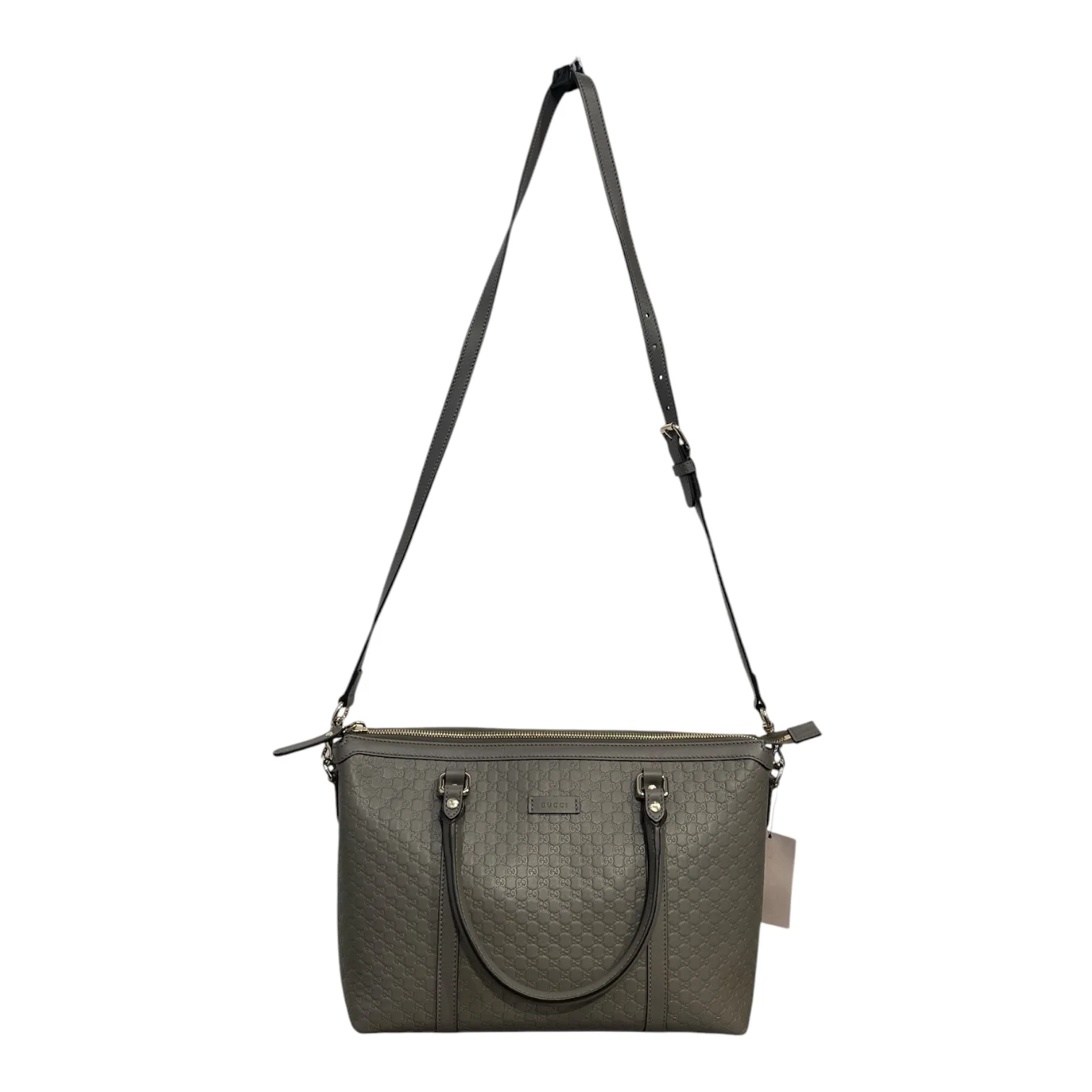 GUCCI/Hand Bag/Leather/GRY/microduccissima joy bag