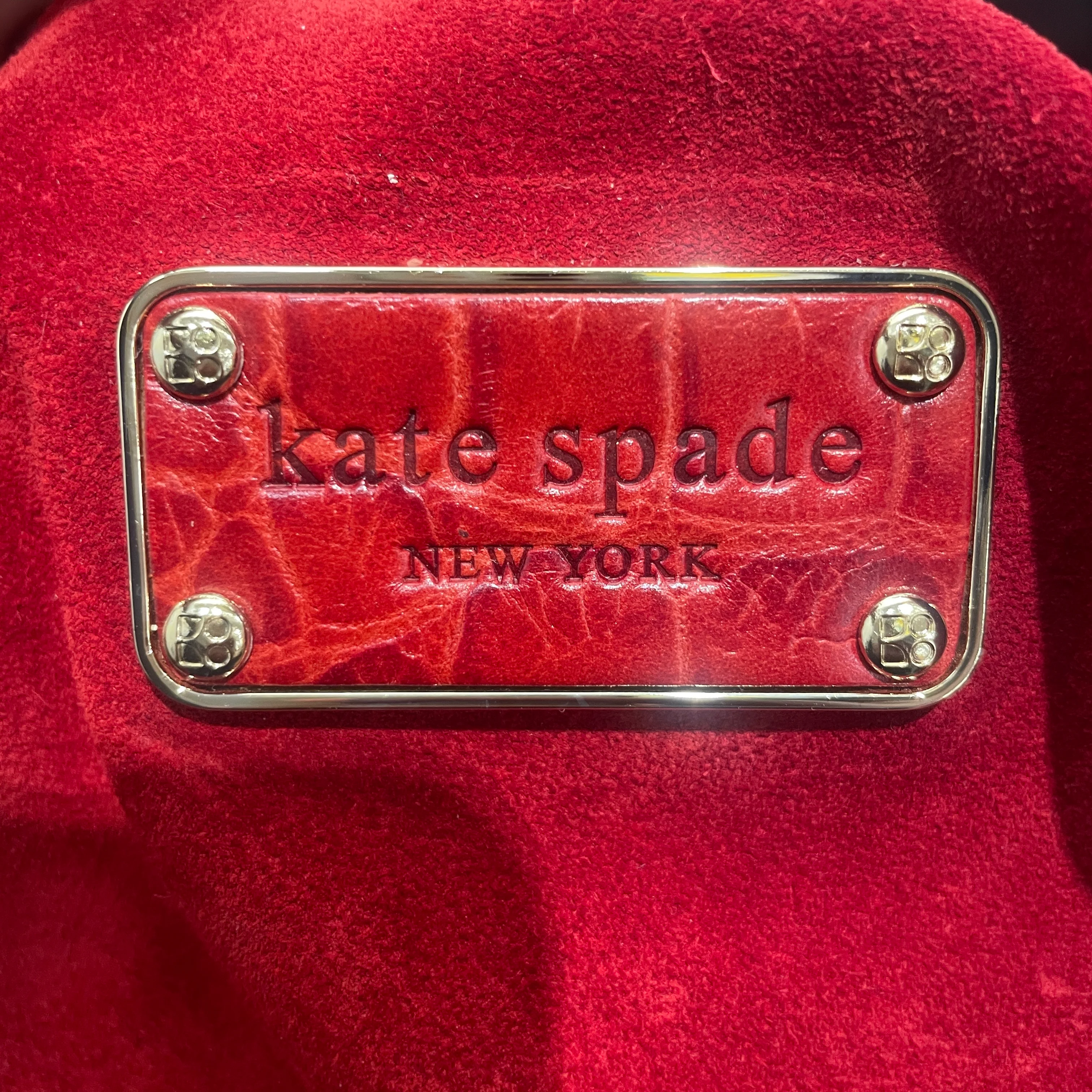 kate spade new york/Hand Bag/Cotton/RED/