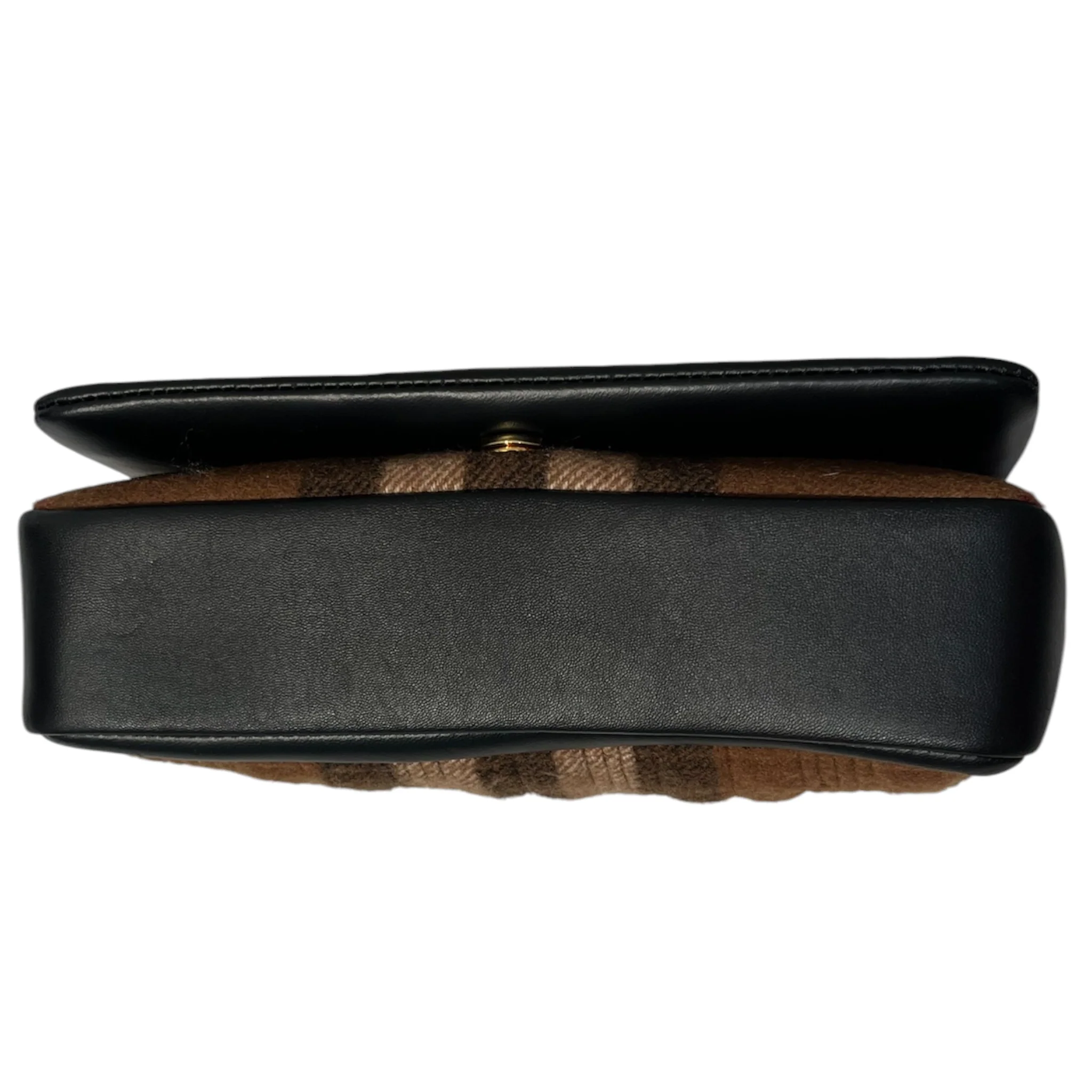 BURBERRY/Cross Body Bag/Plaid/Leather/BRW/