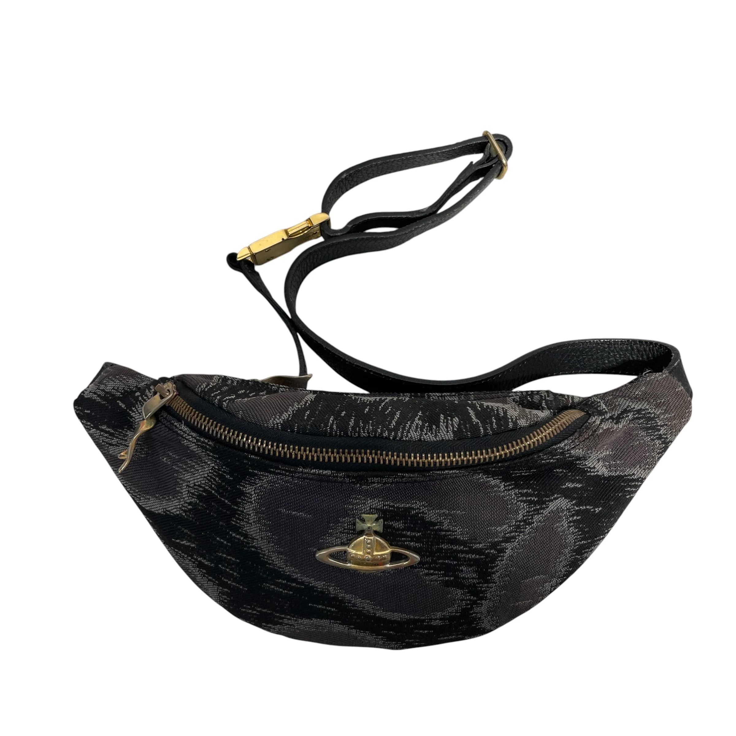 Vivienne Westwood/Fanny Pack/Tartan/GRY/GOLD ORB