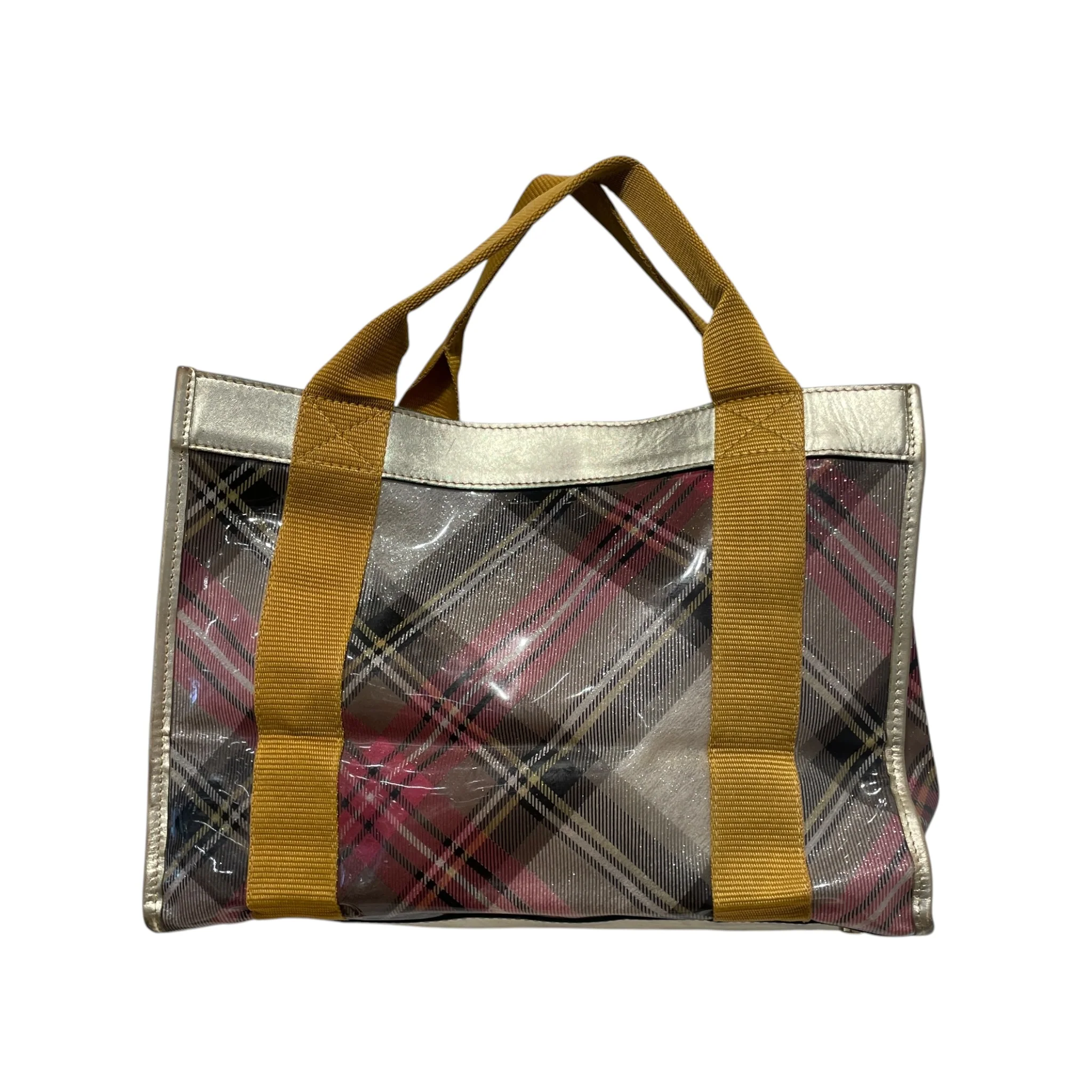 Vivienne Westwood/Hand Bag/Plaid/CLR/PLAID TOTE