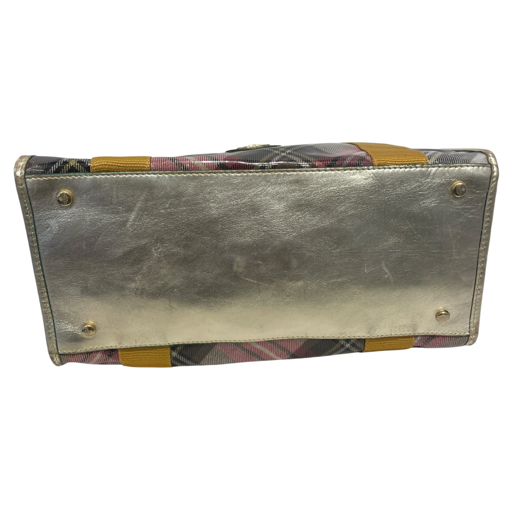 Vivienne Westwood/Hand Bag/Plaid/CLR/PLAID TOTE