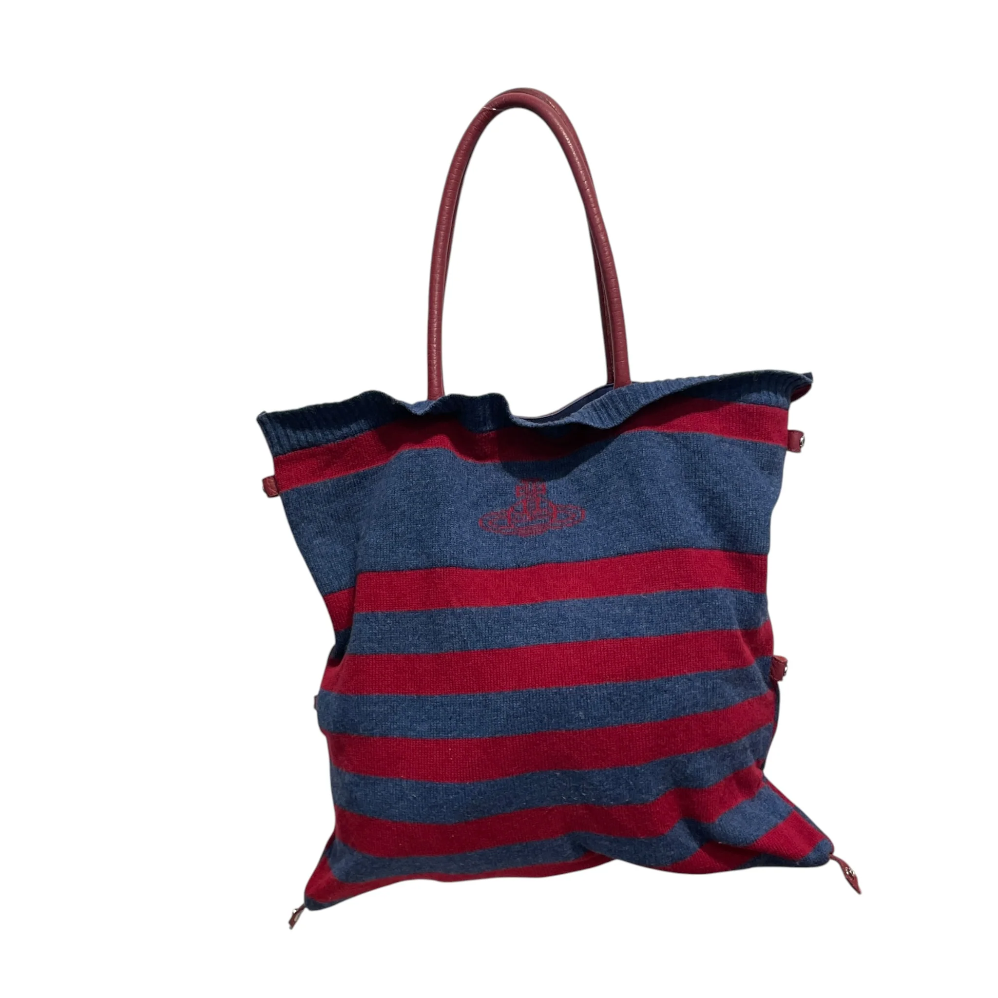 Vivienne Westwood/Hand Bag/Stripe/NVY/STRIPE ORB