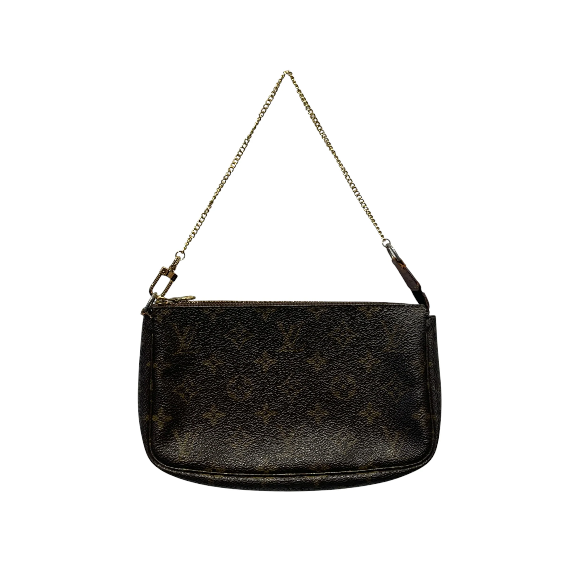 LOUIS VUITTON/Bag/Monogram/Leather/BRW/POCHETTE