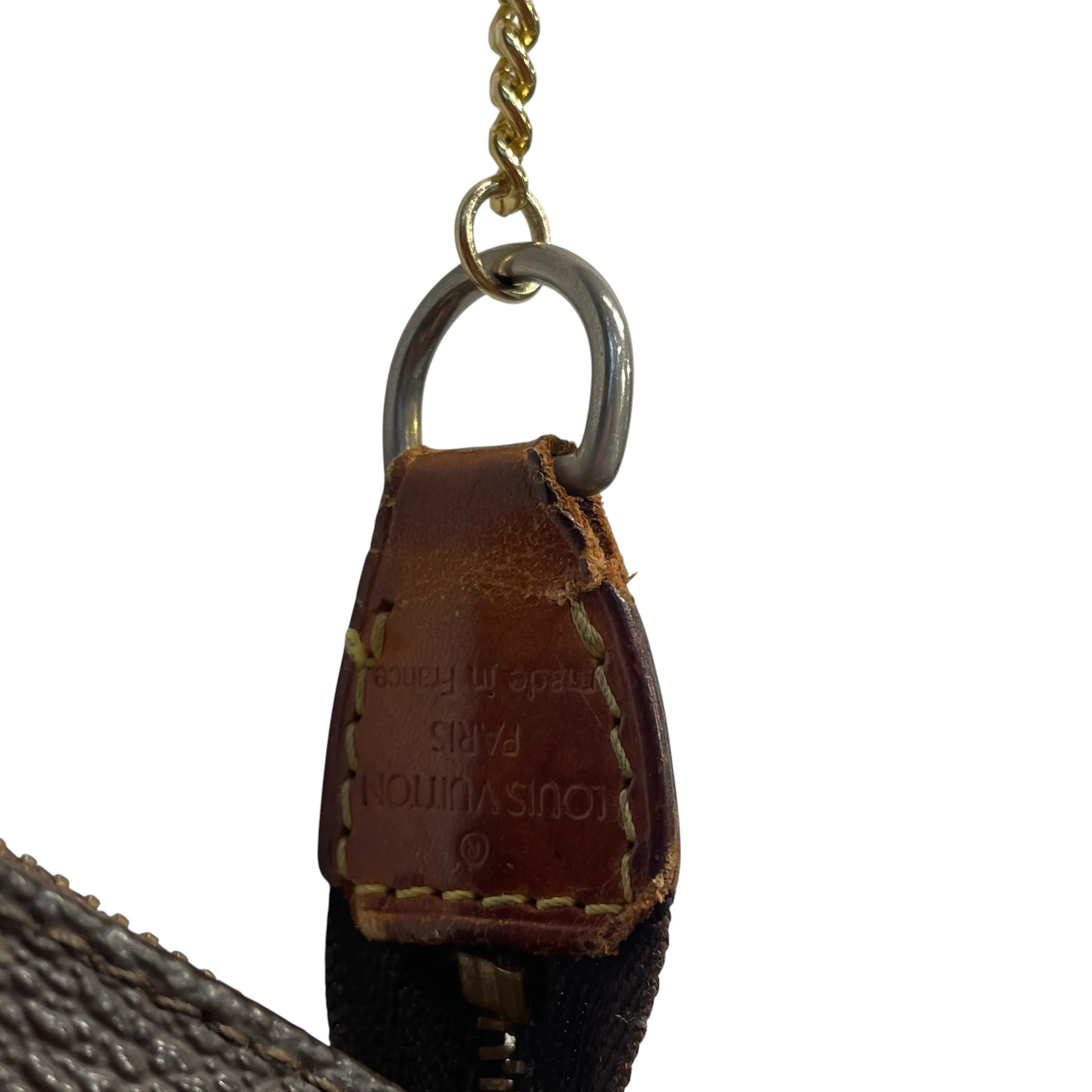 LOUIS VUITTON/Bag/Monogram/Leather/BRW/POCHETTE