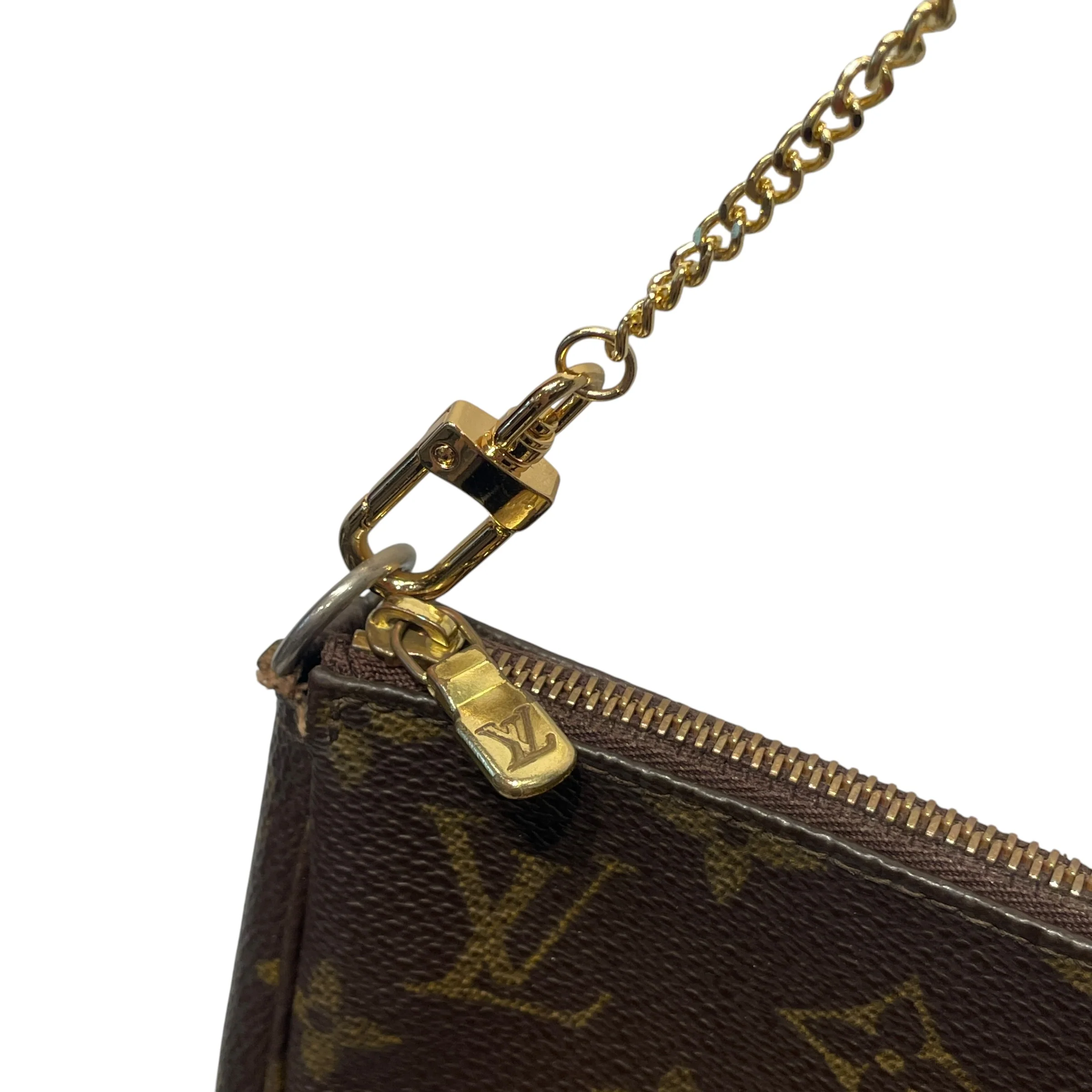 LOUIS VUITTON/Bag/Monogram/Leather/BRW/POCHETTE