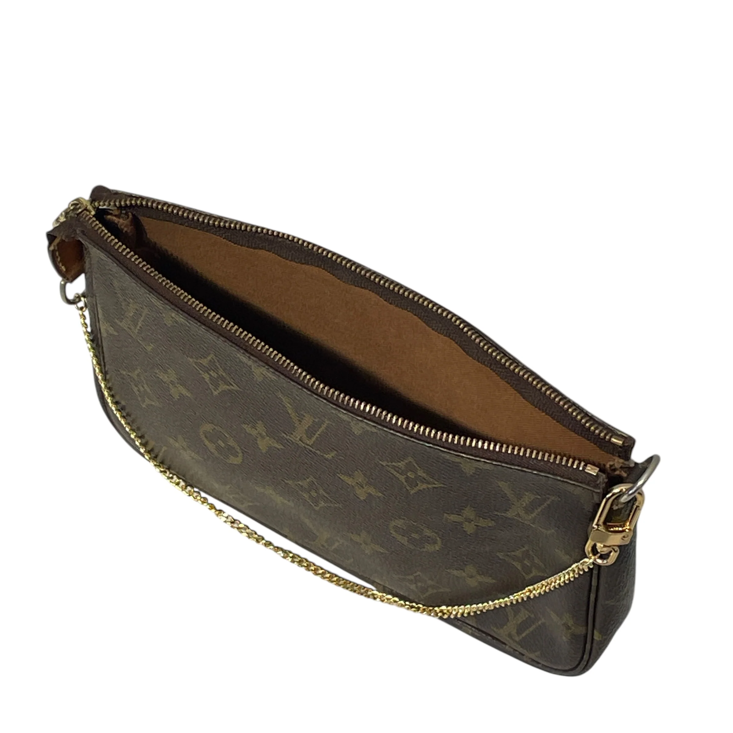 LOUIS VUITTON/Bag/Monogram/Leather/BRW/POCHETTE
