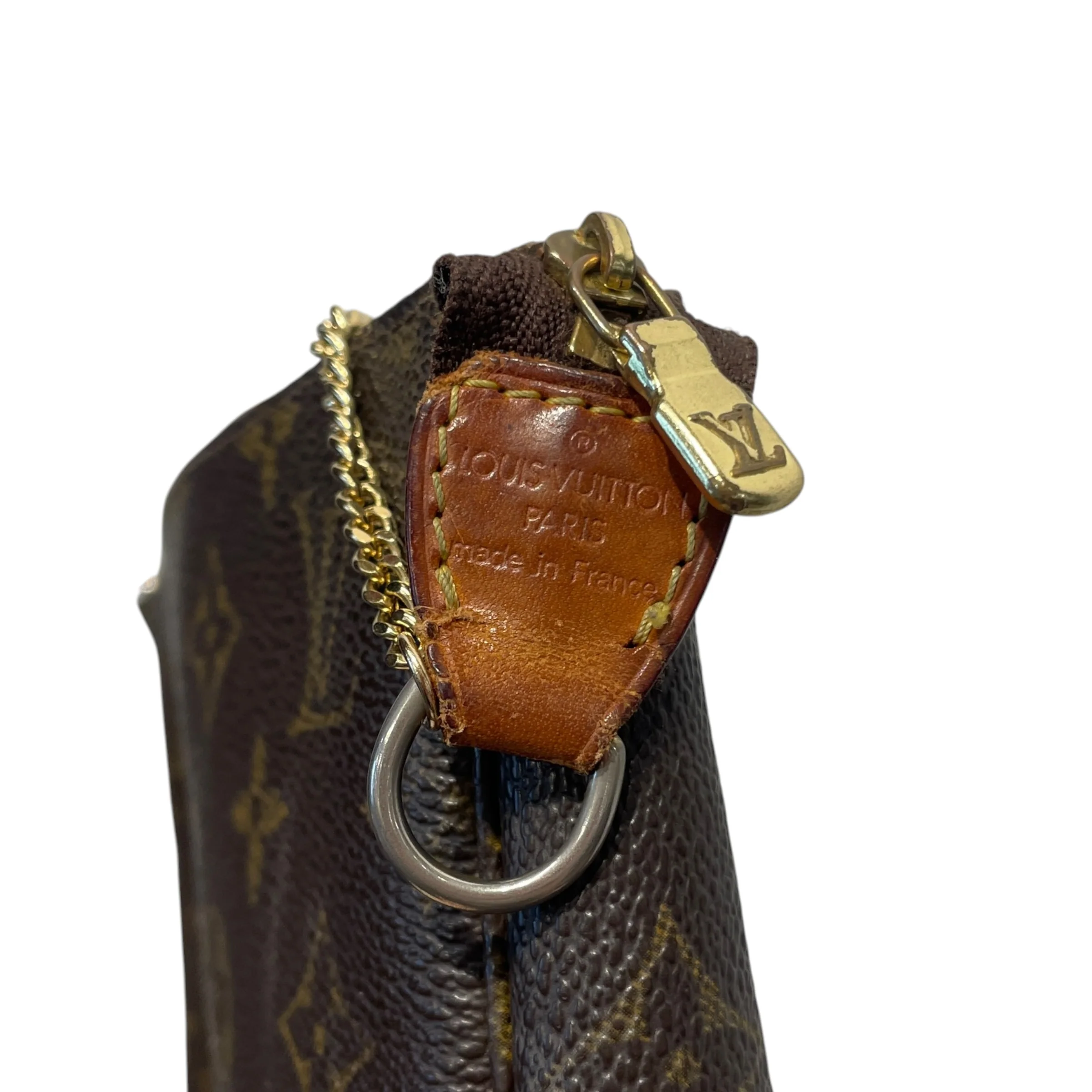 LOUIS VUITTON/Bag/Monogram/Leather/BRW/POCHETTE