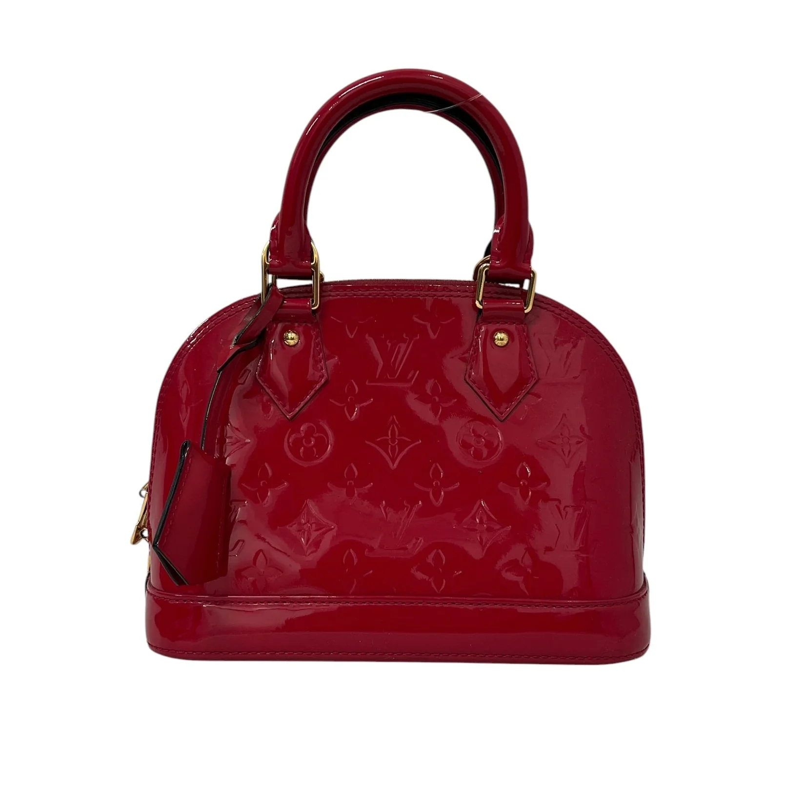 LOUIS VUITTON/Cross Body Bag/Monogram/Leather/RED/ALMA