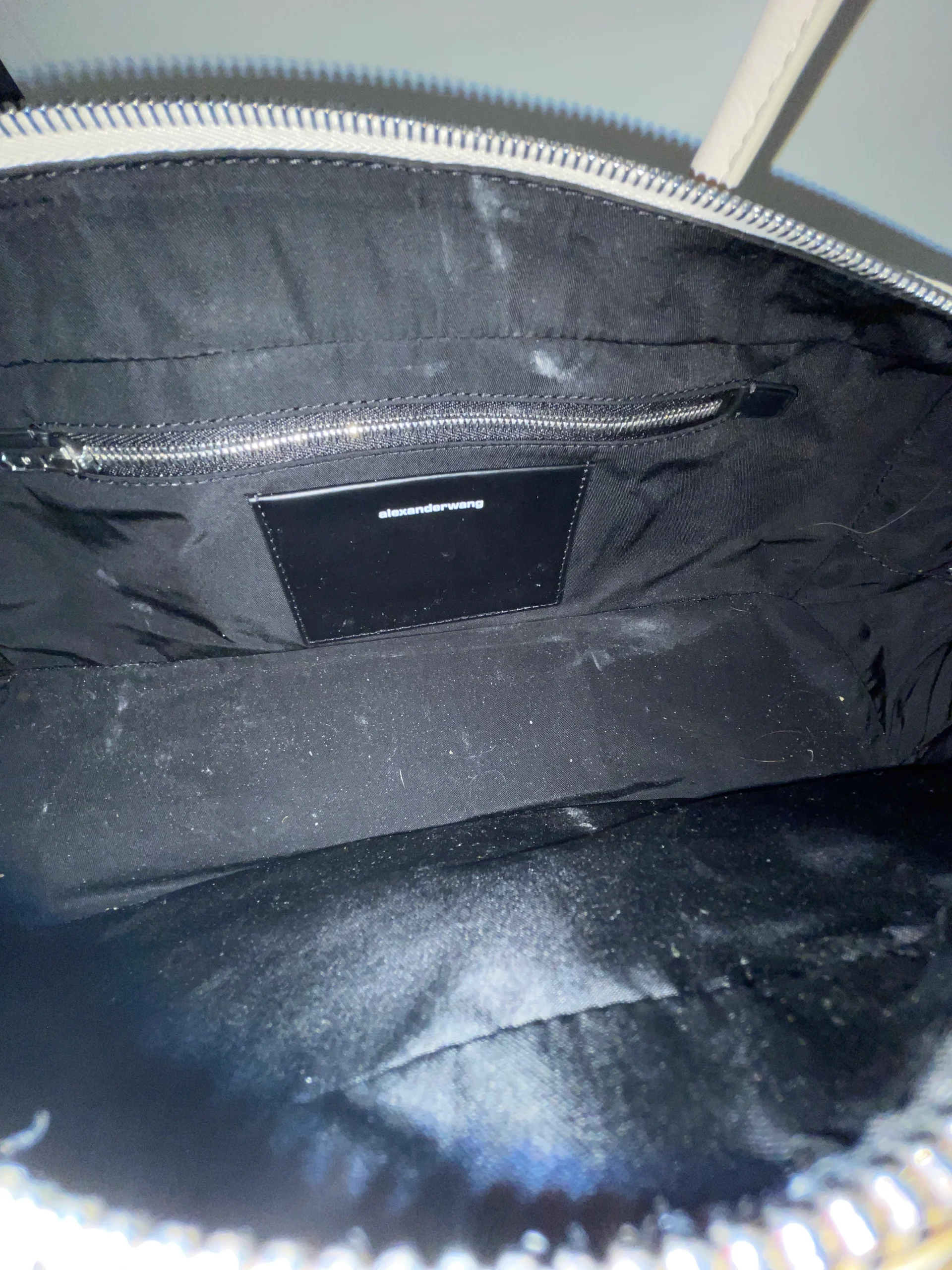 Alexander Wang/Hand Bag/Leather/CRM/STUDDED BOTTOM