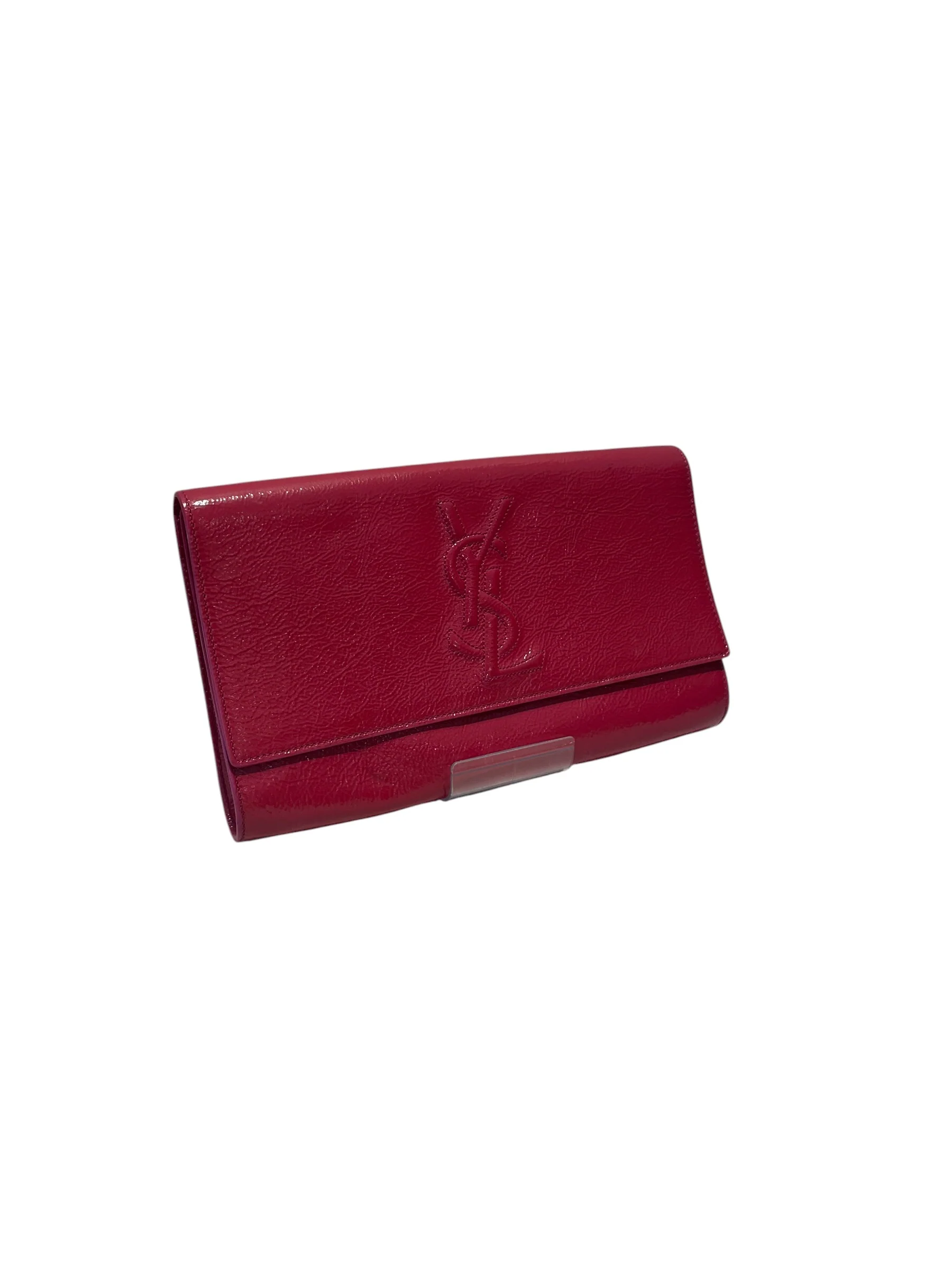 YVES SAINT LAURENT/Clutch Bag/Leather/RED/Belle de Jour Clutch