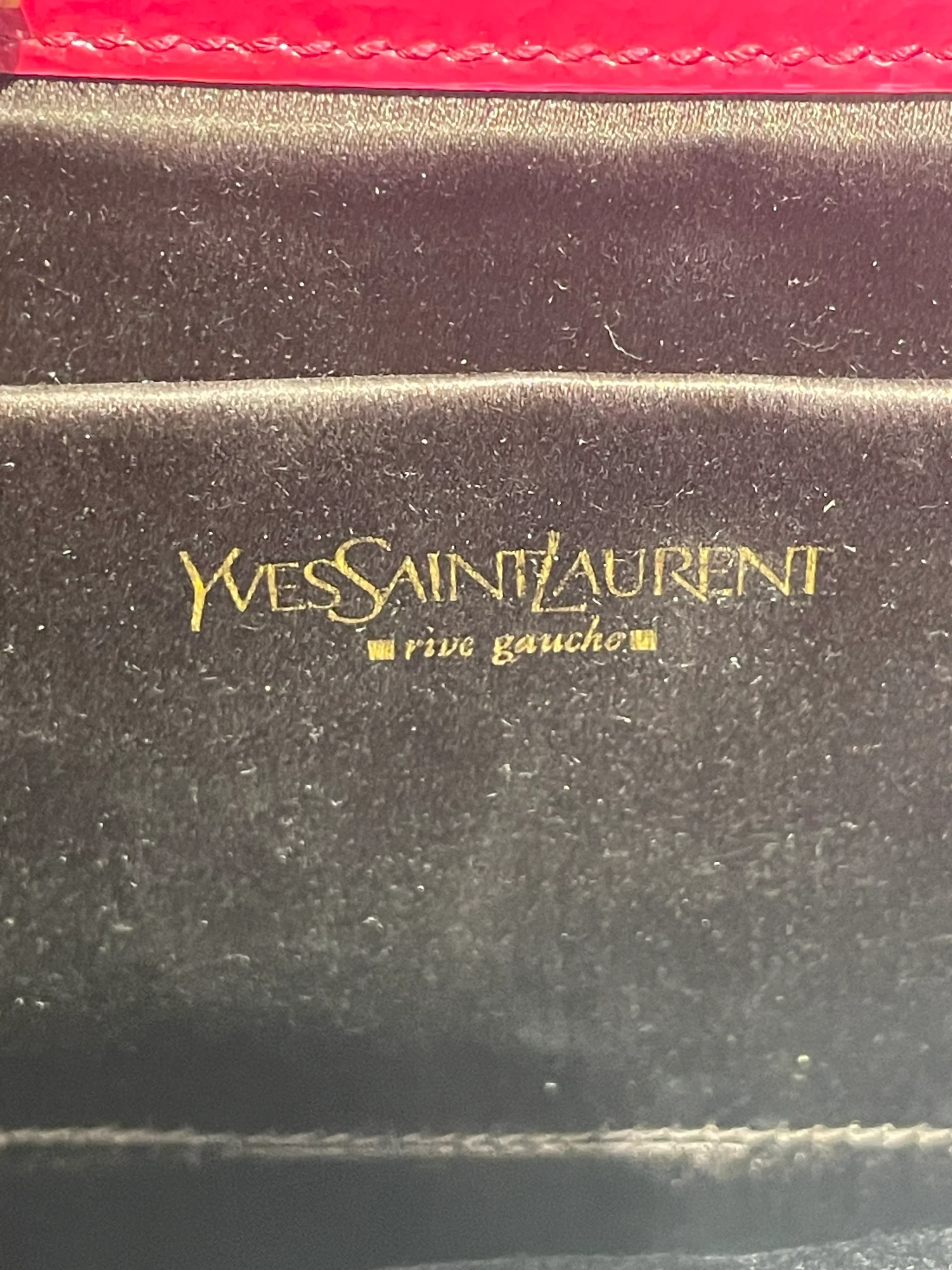 YVES SAINT LAURENT/Clutch Bag/Leather/RED/Belle de Jour Clutch