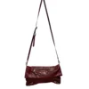 BALENCIAGA/Clutch Bag/Leather/RED/Giant Envelope Cagole CLutch