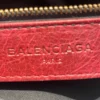 BALENCIAGA/Clutch Bag/Leather/RED/Giant Envelope Cagole CLutch