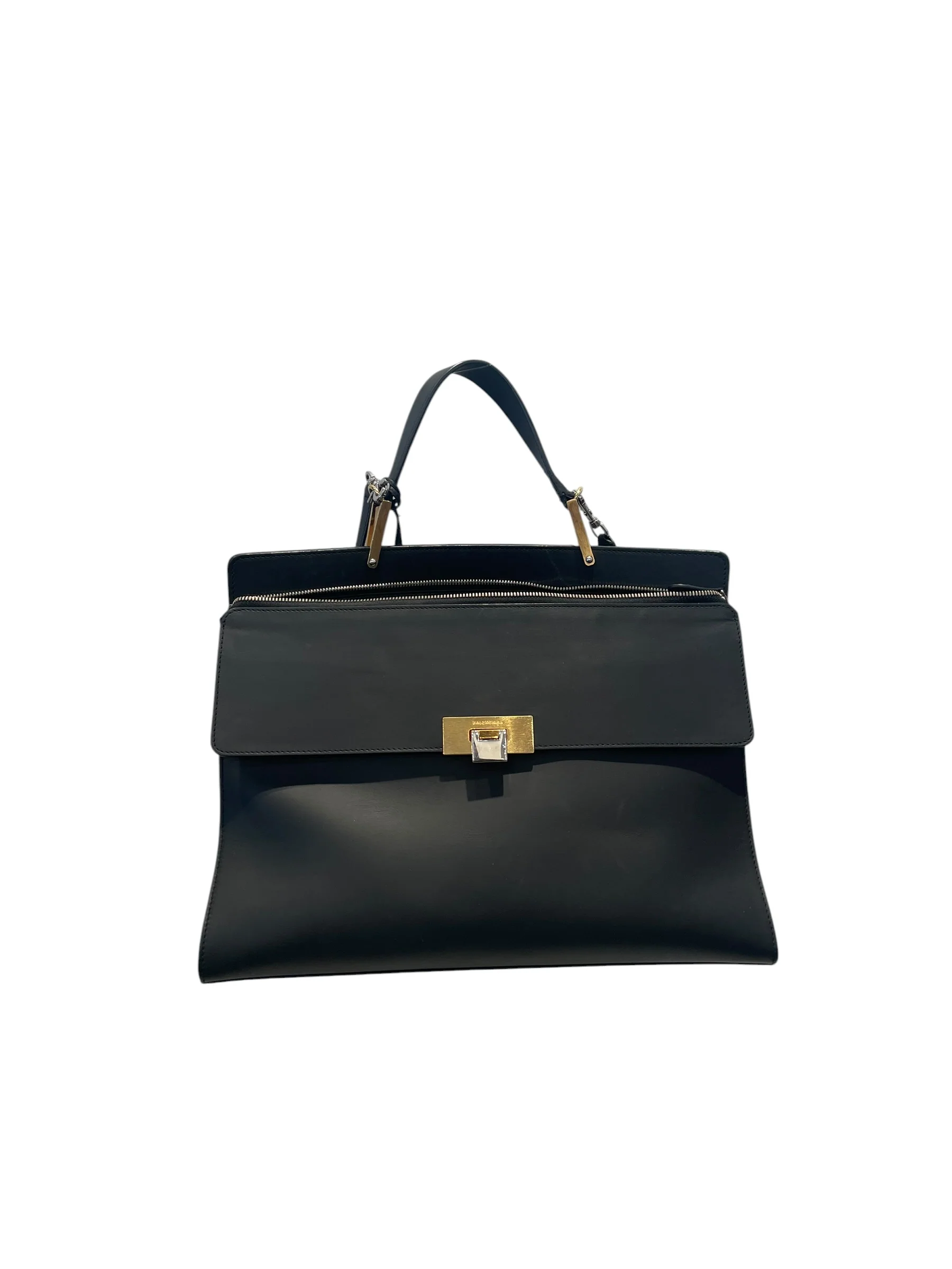 BALENCIAGA/Bag/Leather/BLK/Leather Le Dix