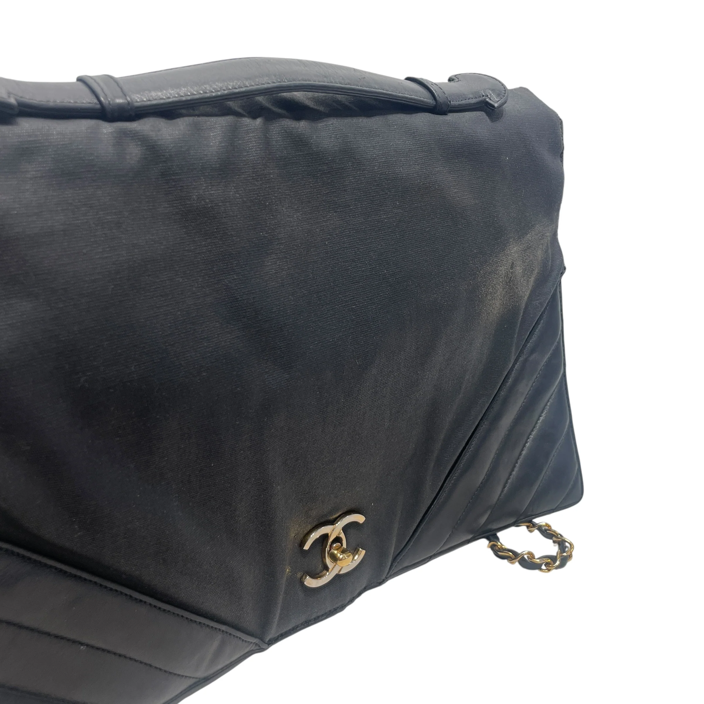 CHANEL/Cross Body Bag/Acrylic/BLK/