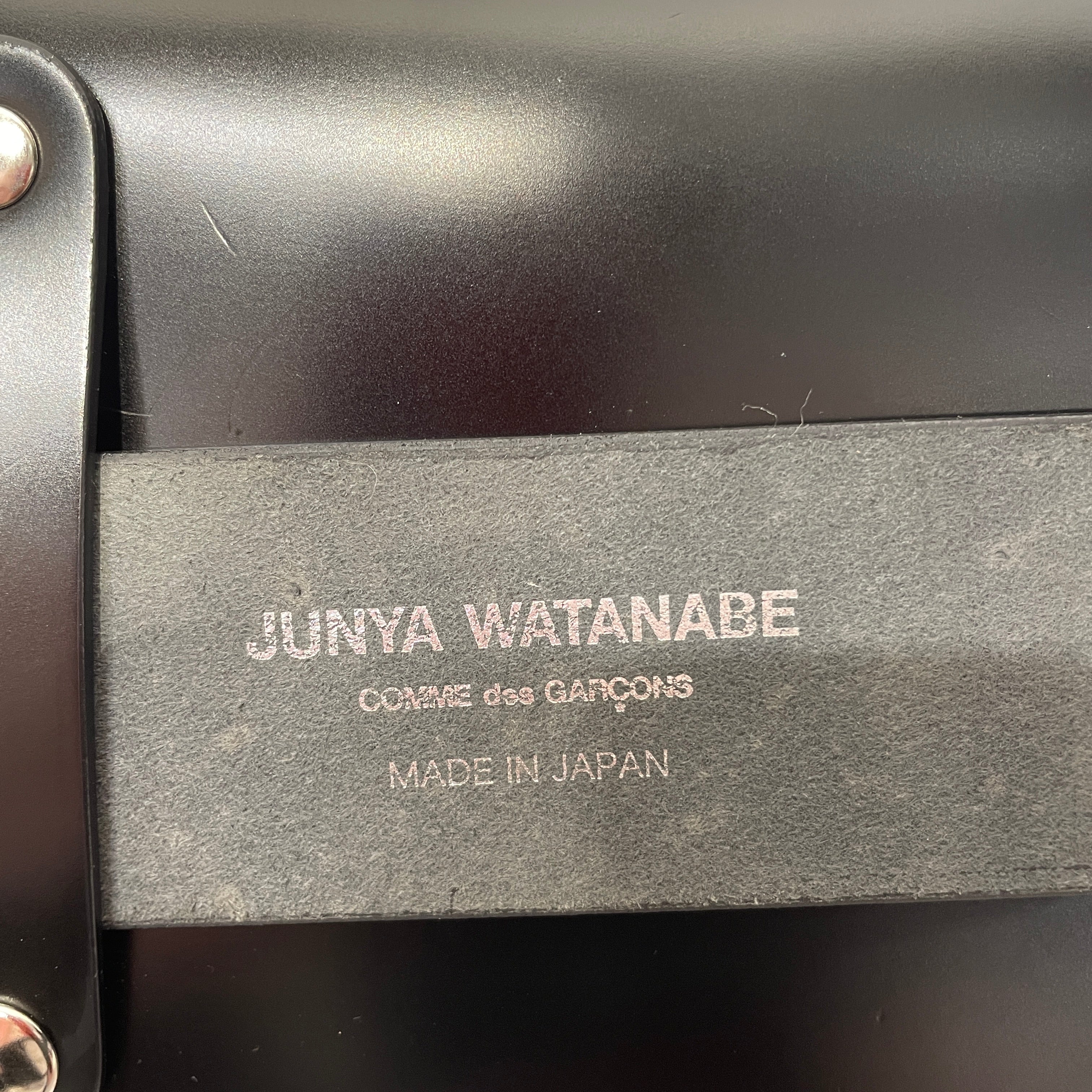 JUNYA WATANABE COMME des GARCONS/Fanny Pack/Leather/BLK/