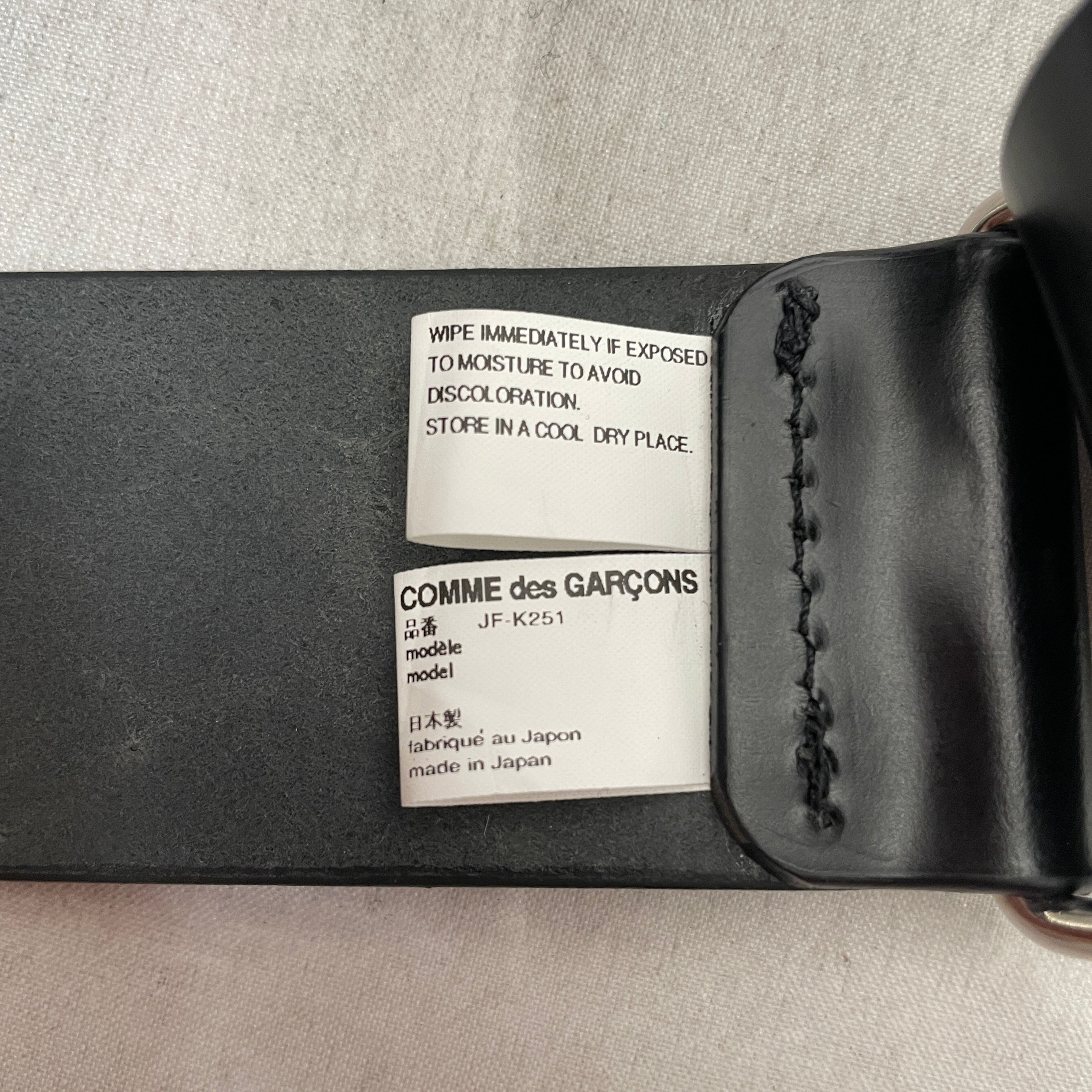 JUNYA WATANABE COMME des GARCONS/Fanny Pack/Leather/BLK/