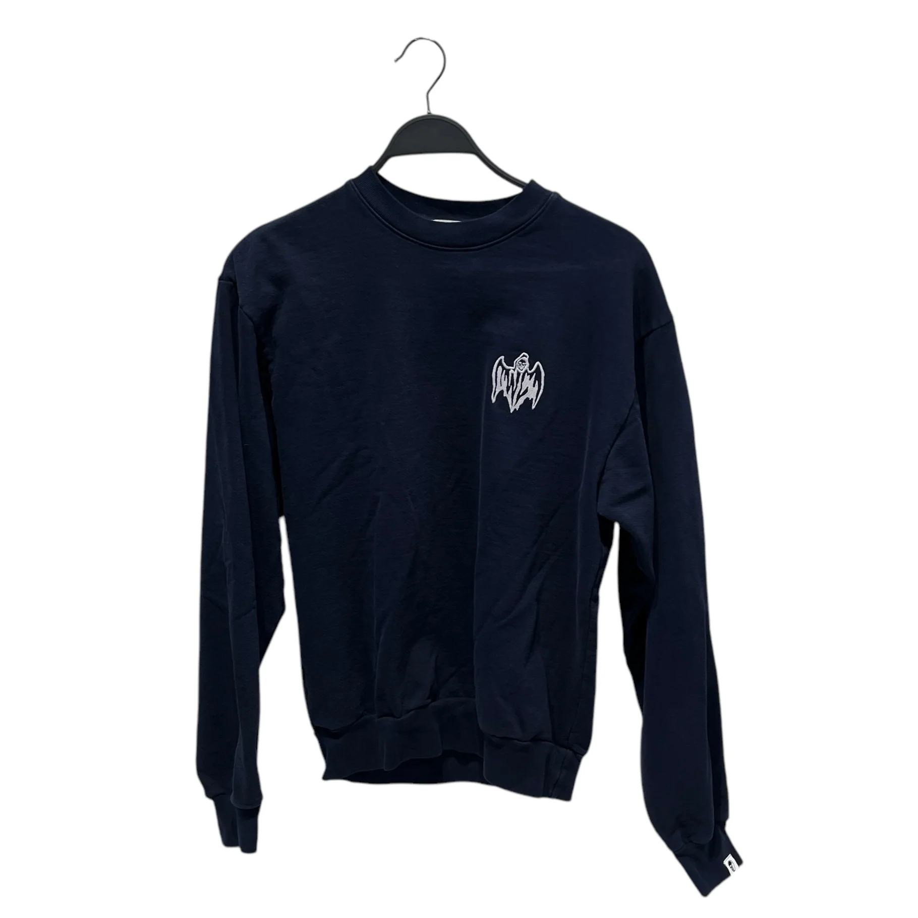 WARREN LOTAS/Sweatshirt/S/Cotton/NVY/grim reaper back graphic