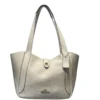 COACH/Hand Bag/Leather/WHT/hadley turnlock