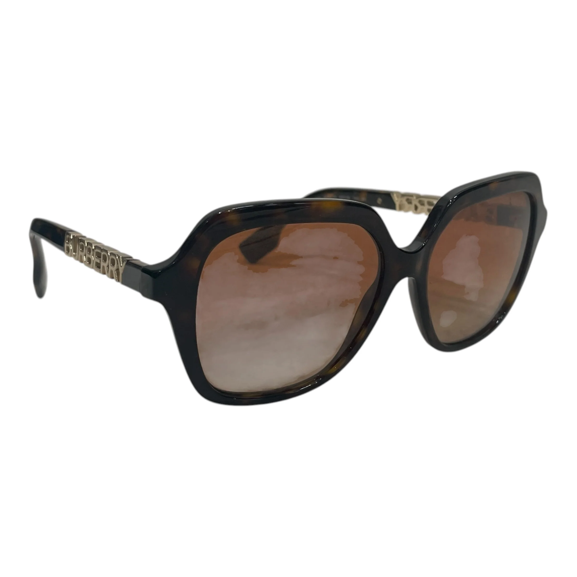 BURBERRY/Sunglasses/Tortoiseshell Pattern/BRW/B4389 GOLD LOGO