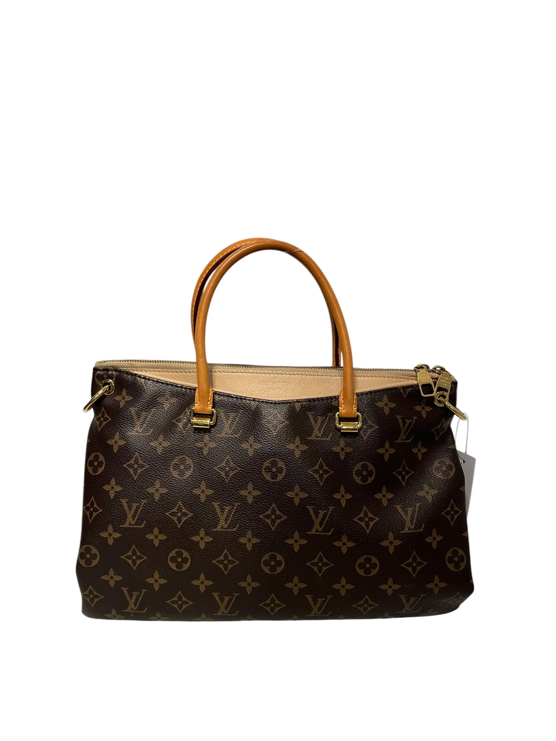 LOUIS VUITTON/Hand Bag/Monogram/Leather/BRW/Pallas