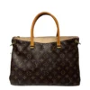 LOUIS VUITTON/Hand Bag/Monogram/Leather/BRW/Pallas