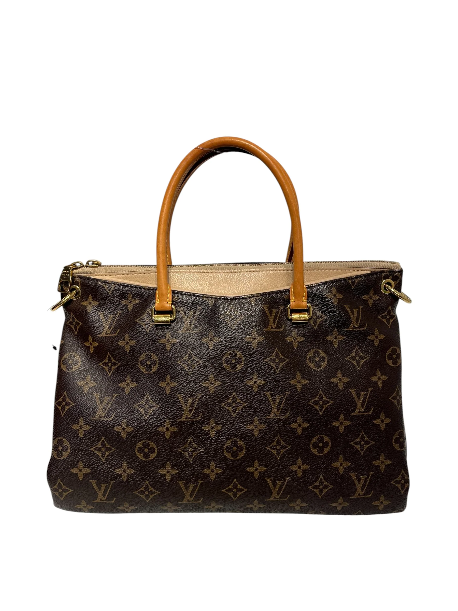 LOUIS VUITTON/Hand Bag/Monogram/Leather/BRW/Pallas