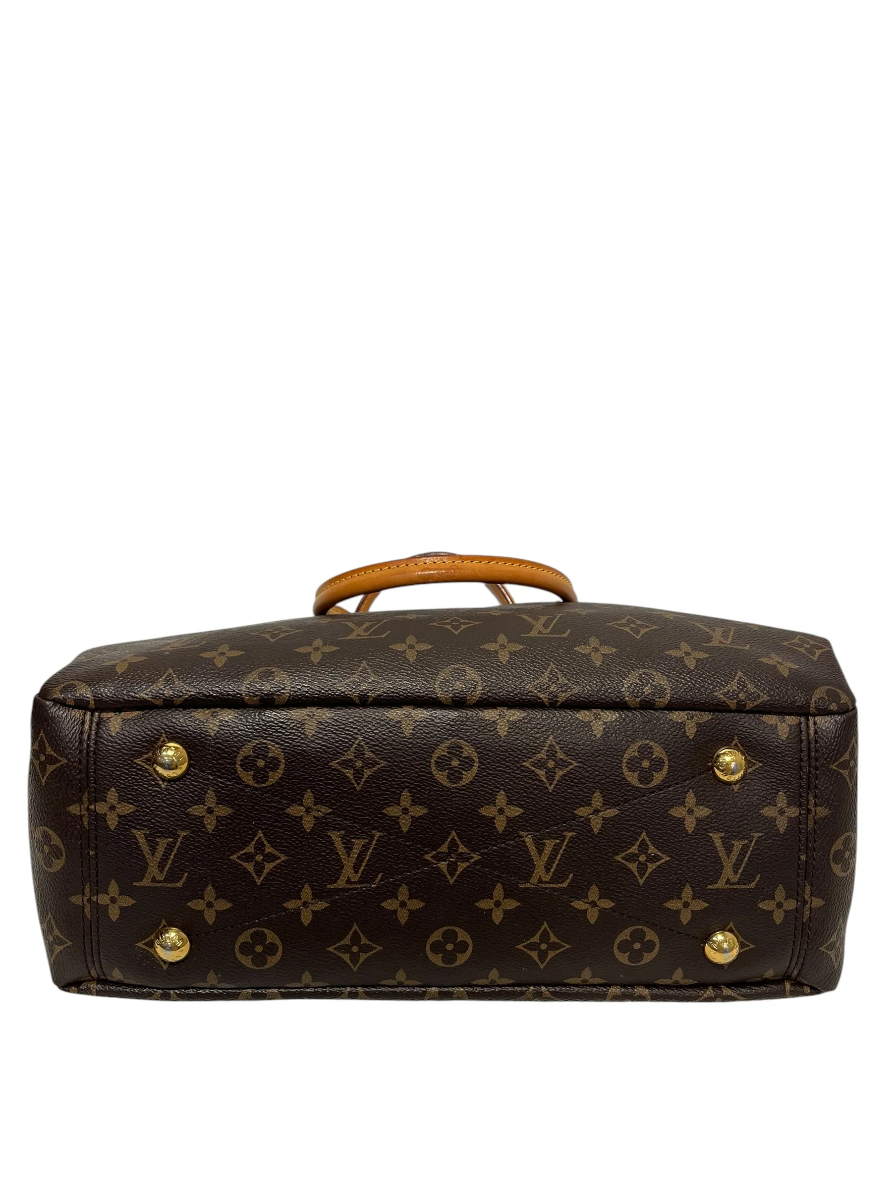 LOUIS VUITTON/Hand Bag/Monogram/Leather/BRW/Pallas
