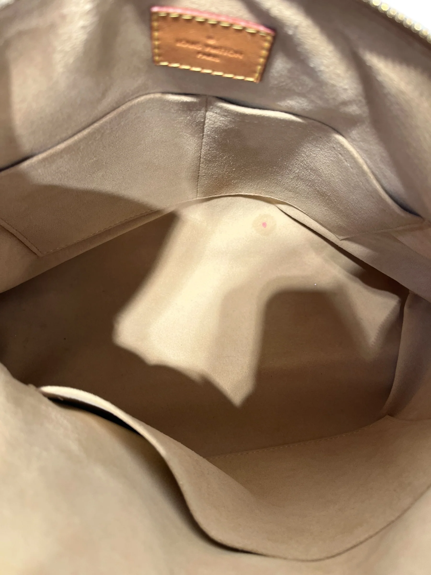 LOUIS VUITTON/Hand Bag/Monogram/Leather/BRW/Pallas