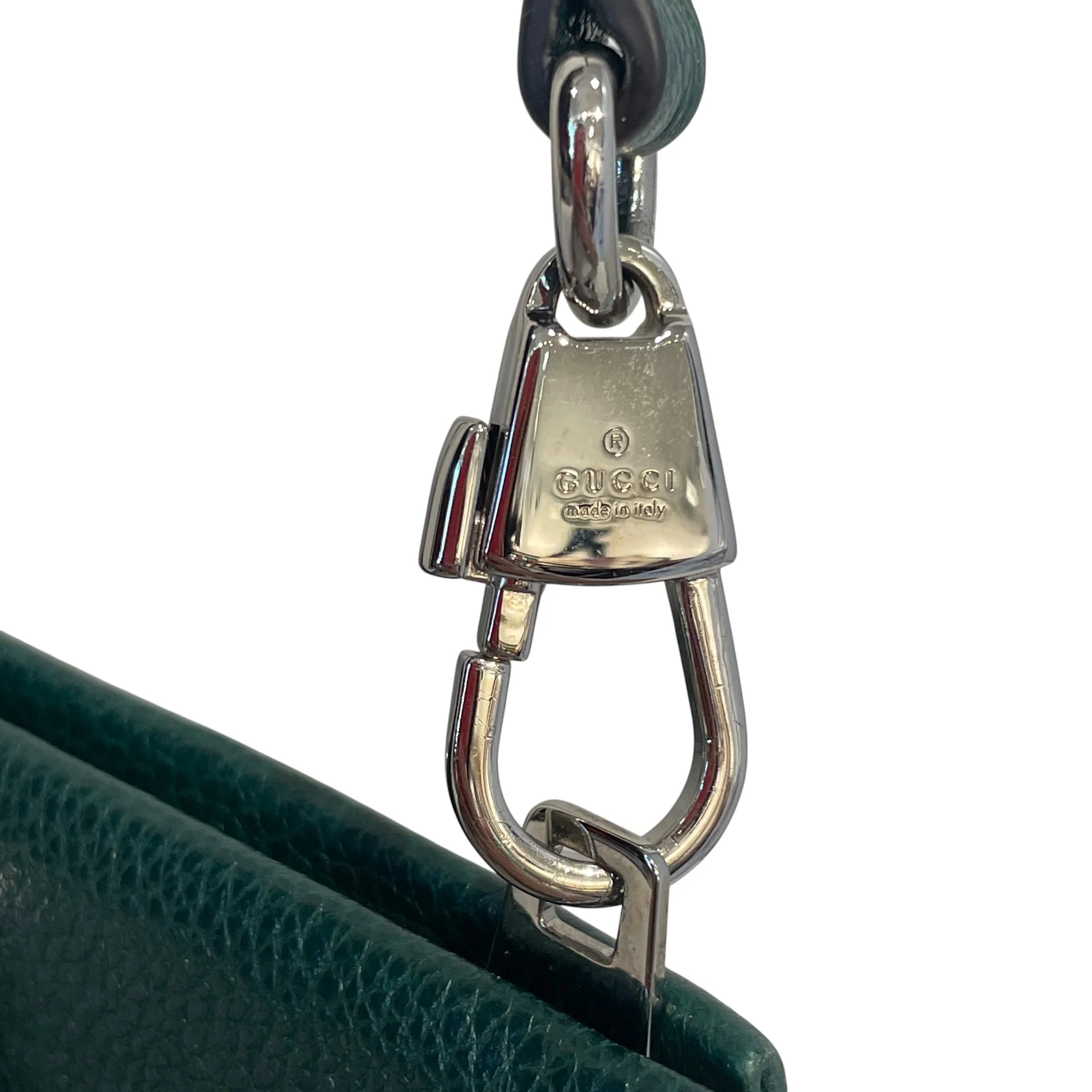 GUCCI/Cross Body Bag/Leather/GRN/Horsebit Zumi Top