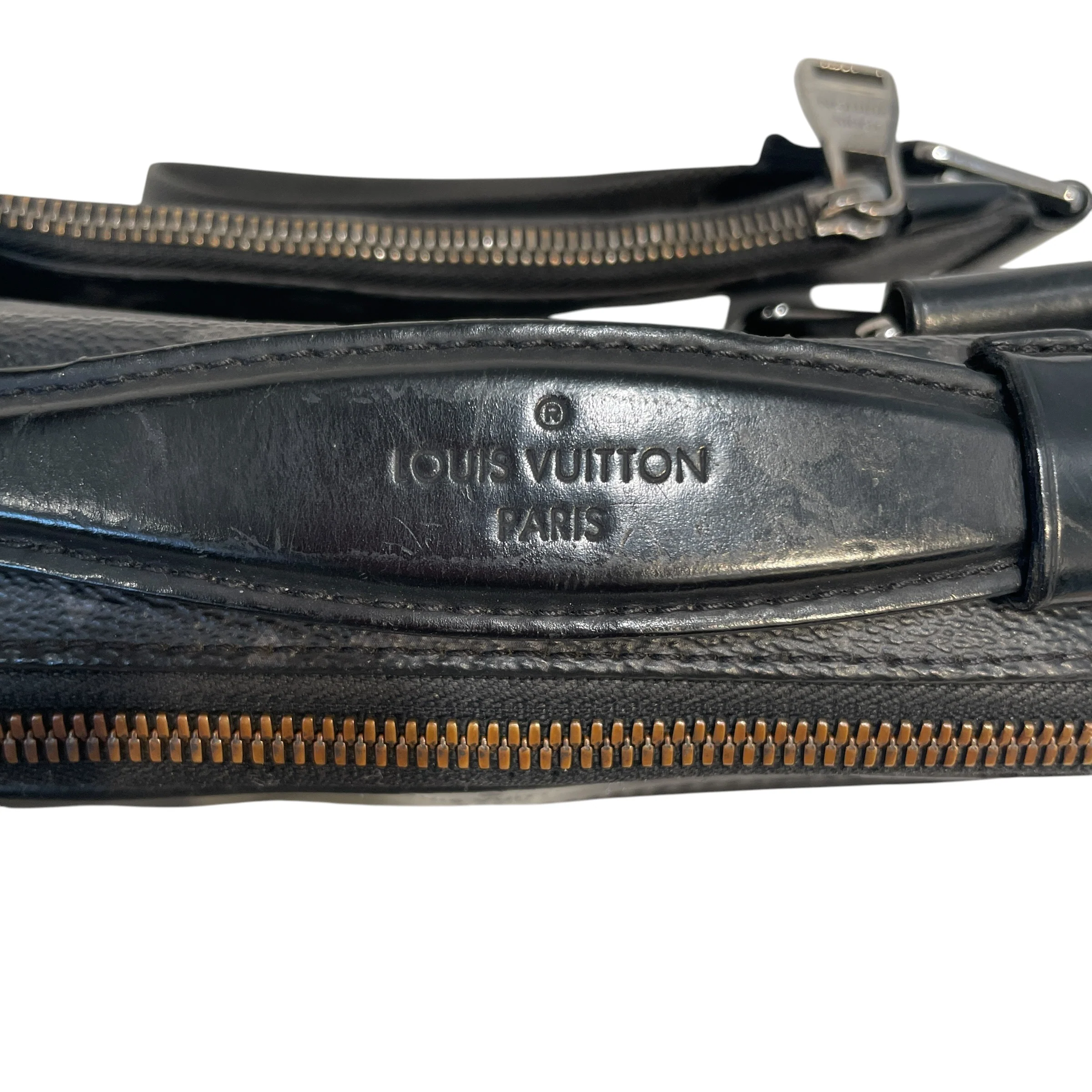 LOUIS VUITTON/Cross Body Bag/Monogram/Leather/BLK/Eclipse Explorer Bum Bag