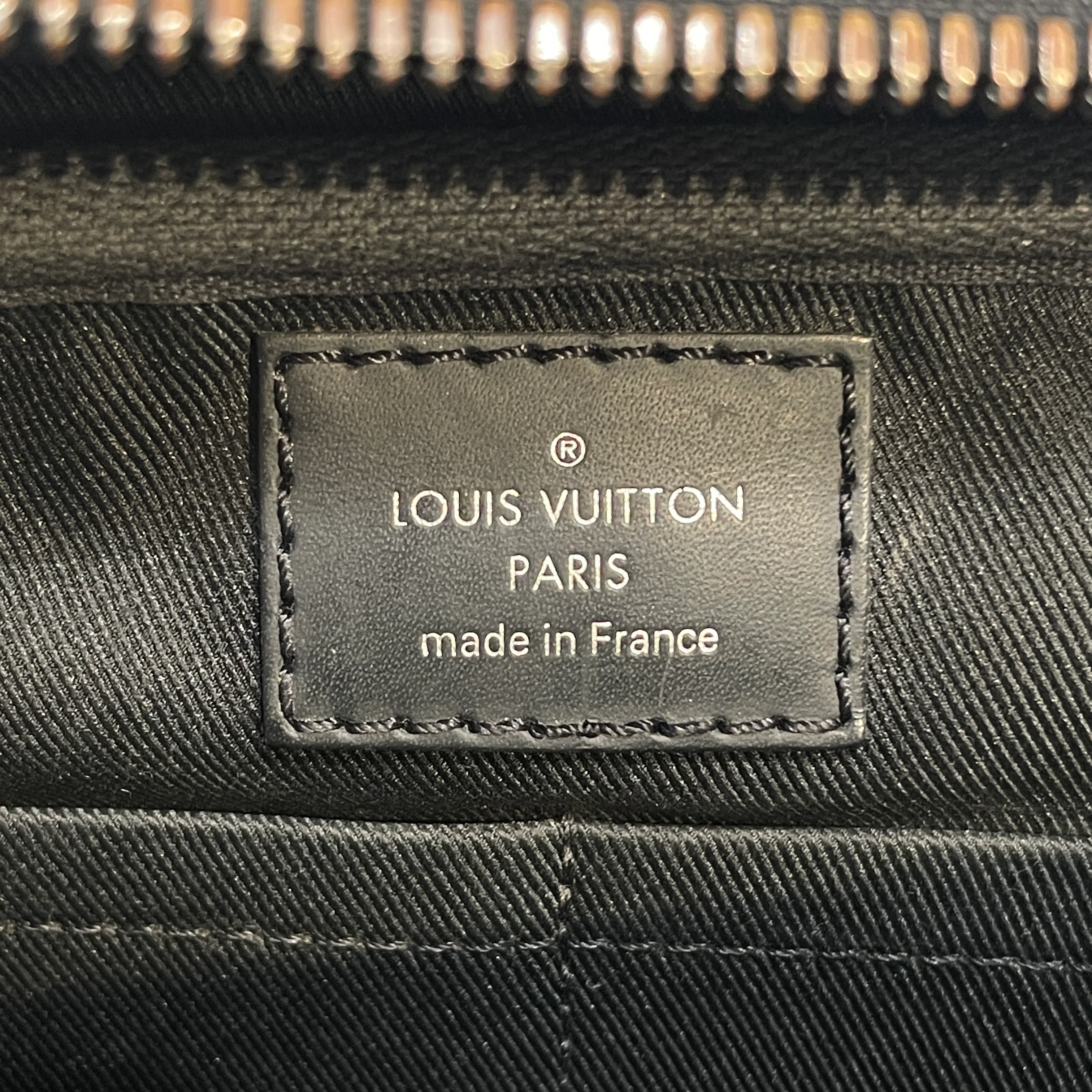LOUIS VUITTON/Cross Body Bag/Monogram/Leather/BLK/Eclipse Explorer Bum Bag