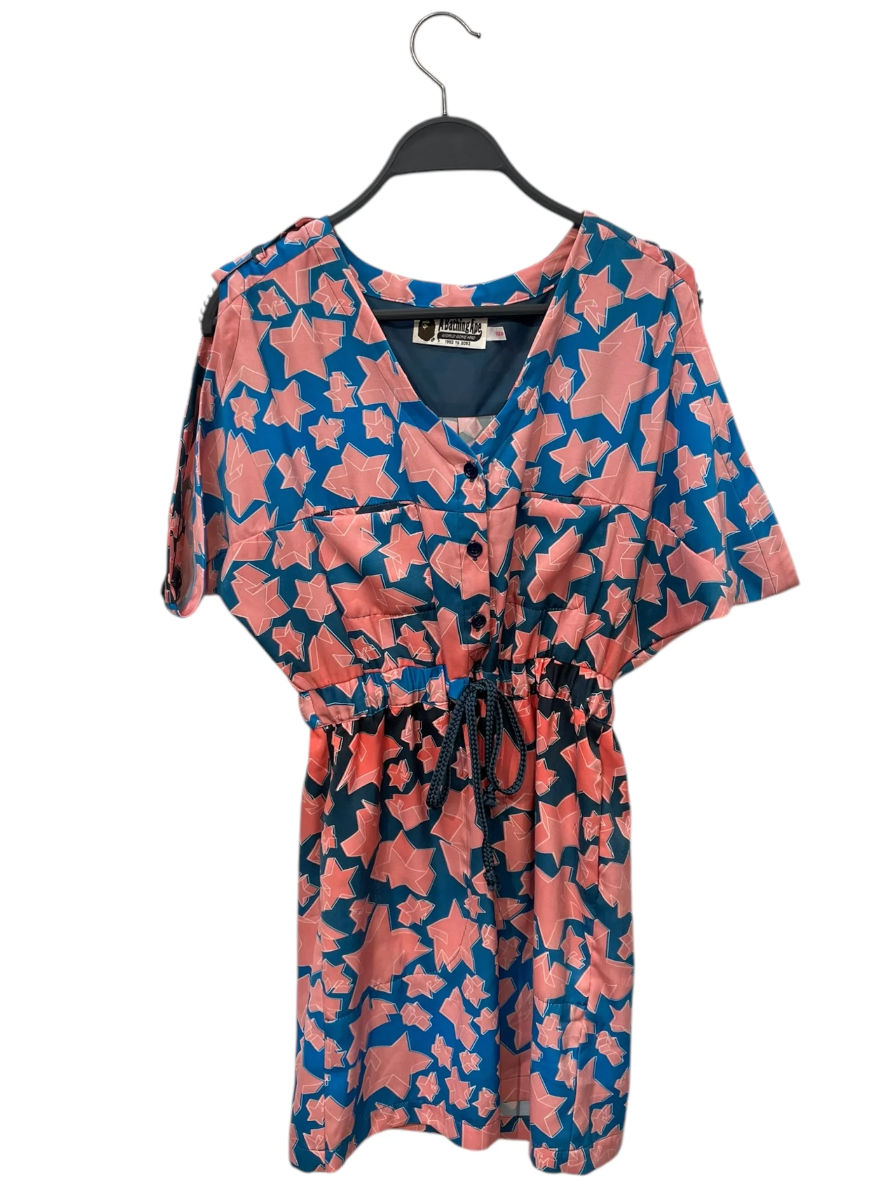 A BATHING APE/Dress/XXS/Monogram/Nylon/MLT/