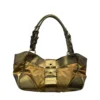 PRADA/Hand Bag/Nylon/GLD/BUCKLE HOBO SAFFIANO