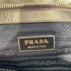 PRADA/Hand Bag/Nylon/GLD/BUCKLE HOBO SAFFIANO