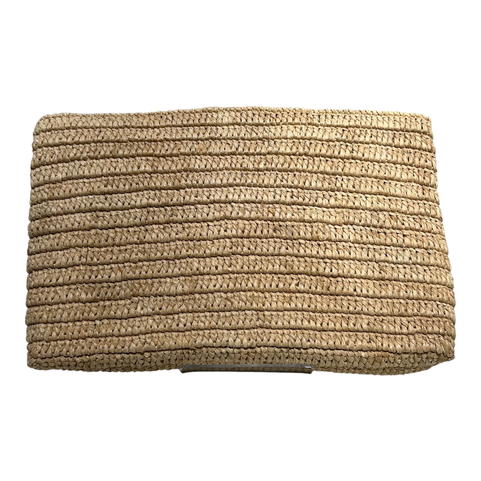 YVES SAINT LAURENT/Clutch Bag/BEG/WOVEN POUCH