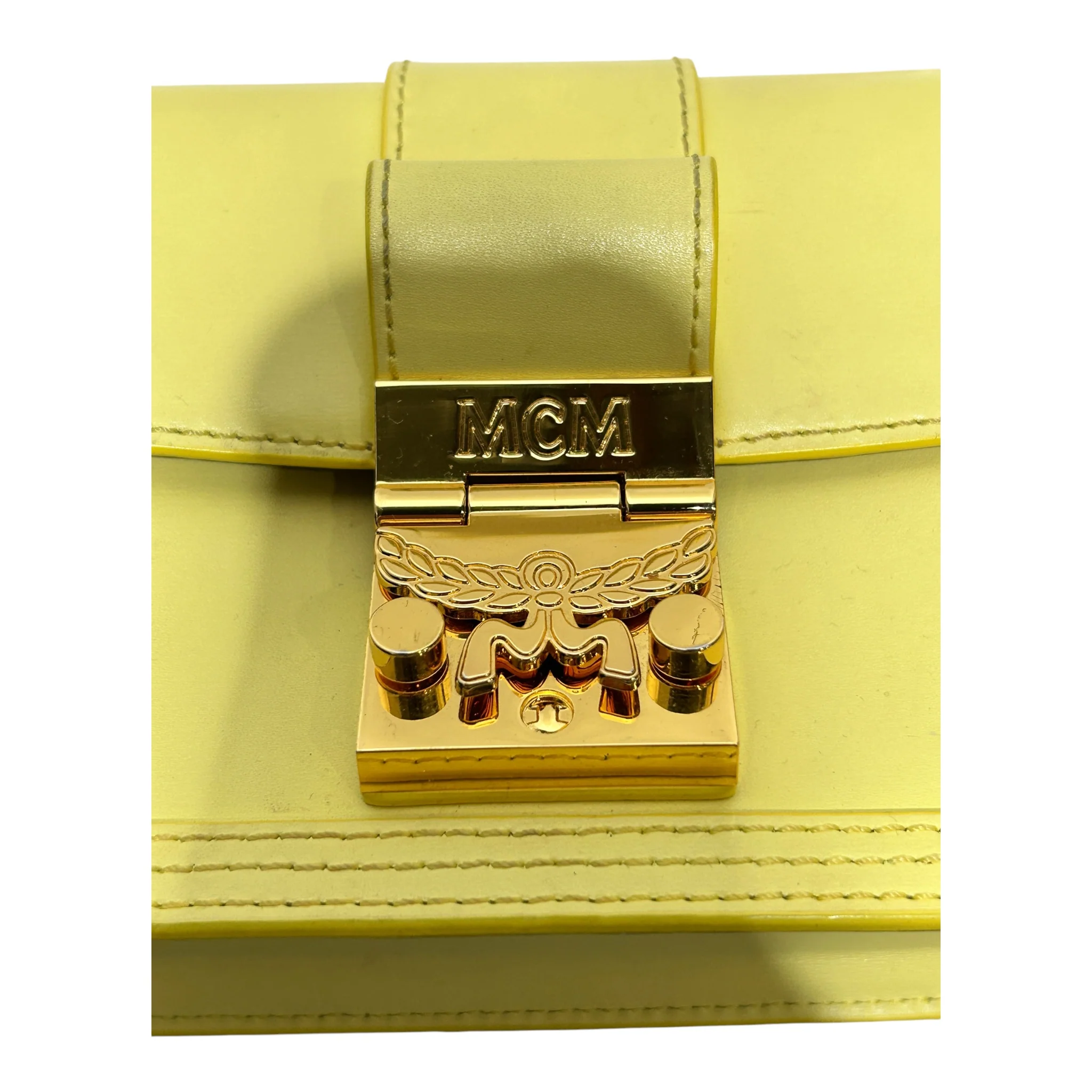 MCM/Bag/Leather/YEL/TRACY BAG