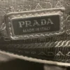 PRADA/Cross Body Bag/Leather/BLK/SAFFINO LEATHER TRIANGLE CROSS