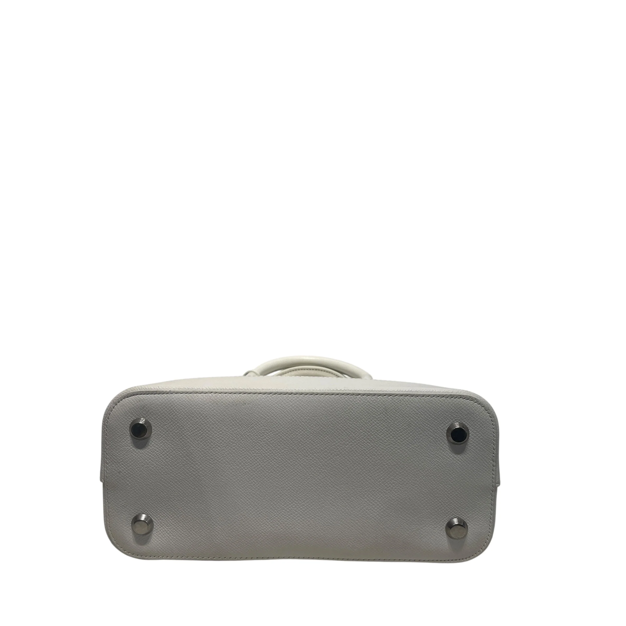 BALENCIAGA/Hand Bag/Leather/WHT/WHITE BALENCIAGABOLD PRINT