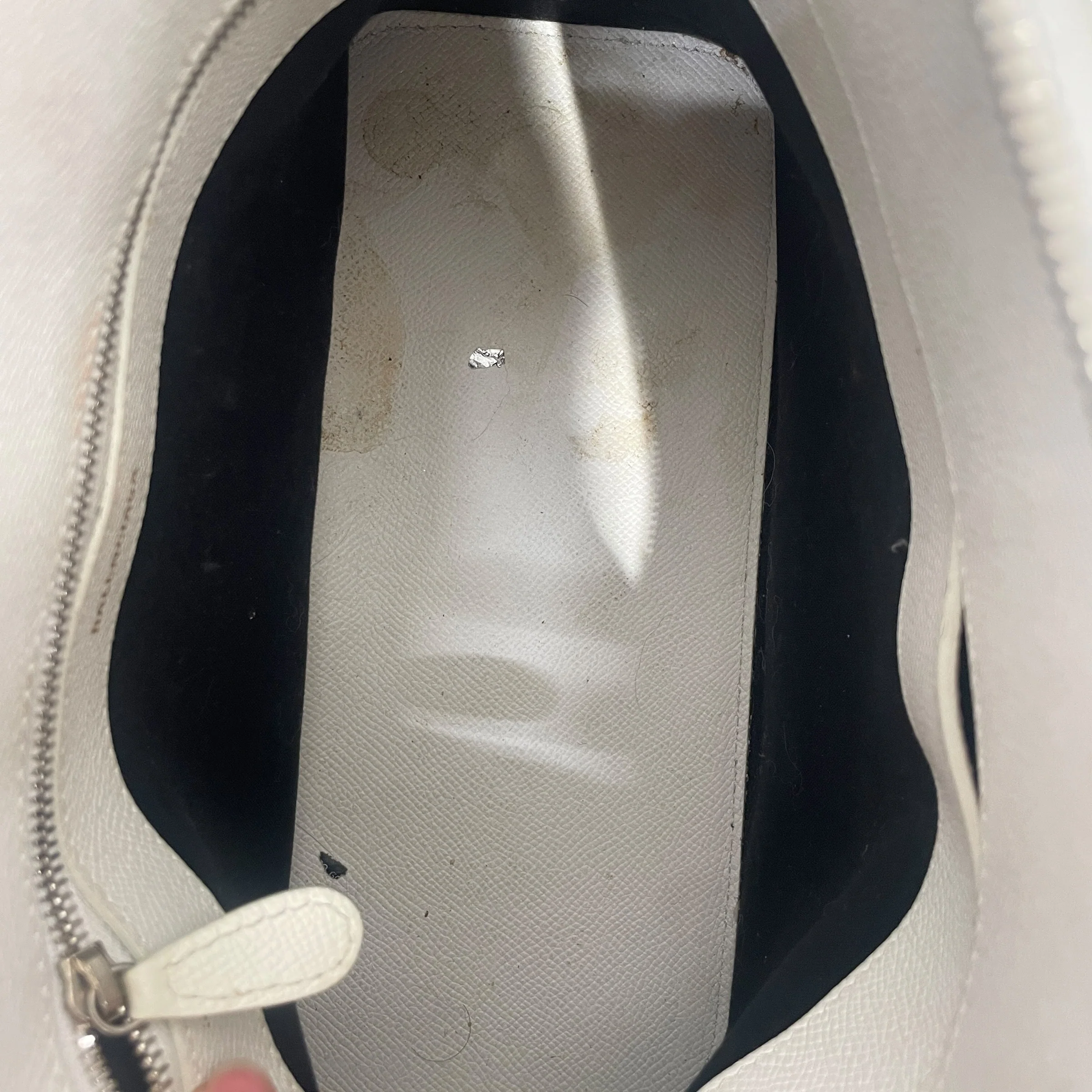 BALENCIAGA/Hand Bag/Leather/WHT/WHITE BALENCIAGABOLD PRINT