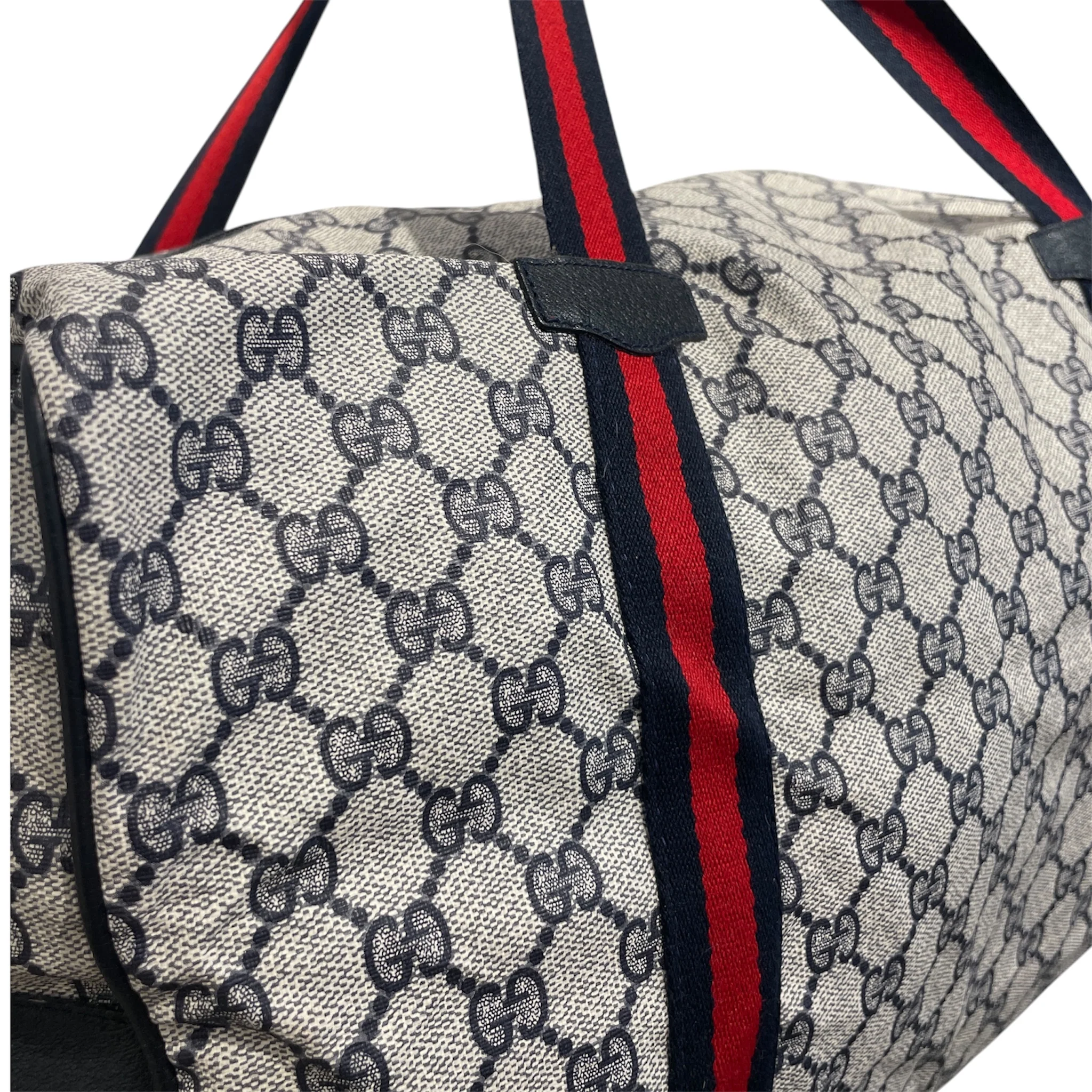 GUCCI/Bag/Monogram/Cotton/BEG/Monogram Duffle Bag