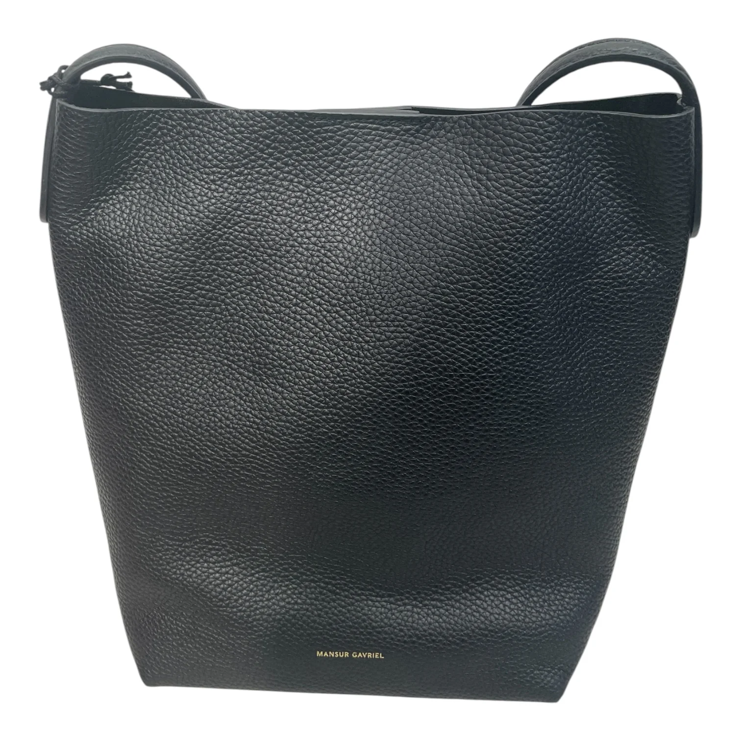 Mansur Gavriel/Tote Bag/Leather/BLK/MINI GOLD LOGO