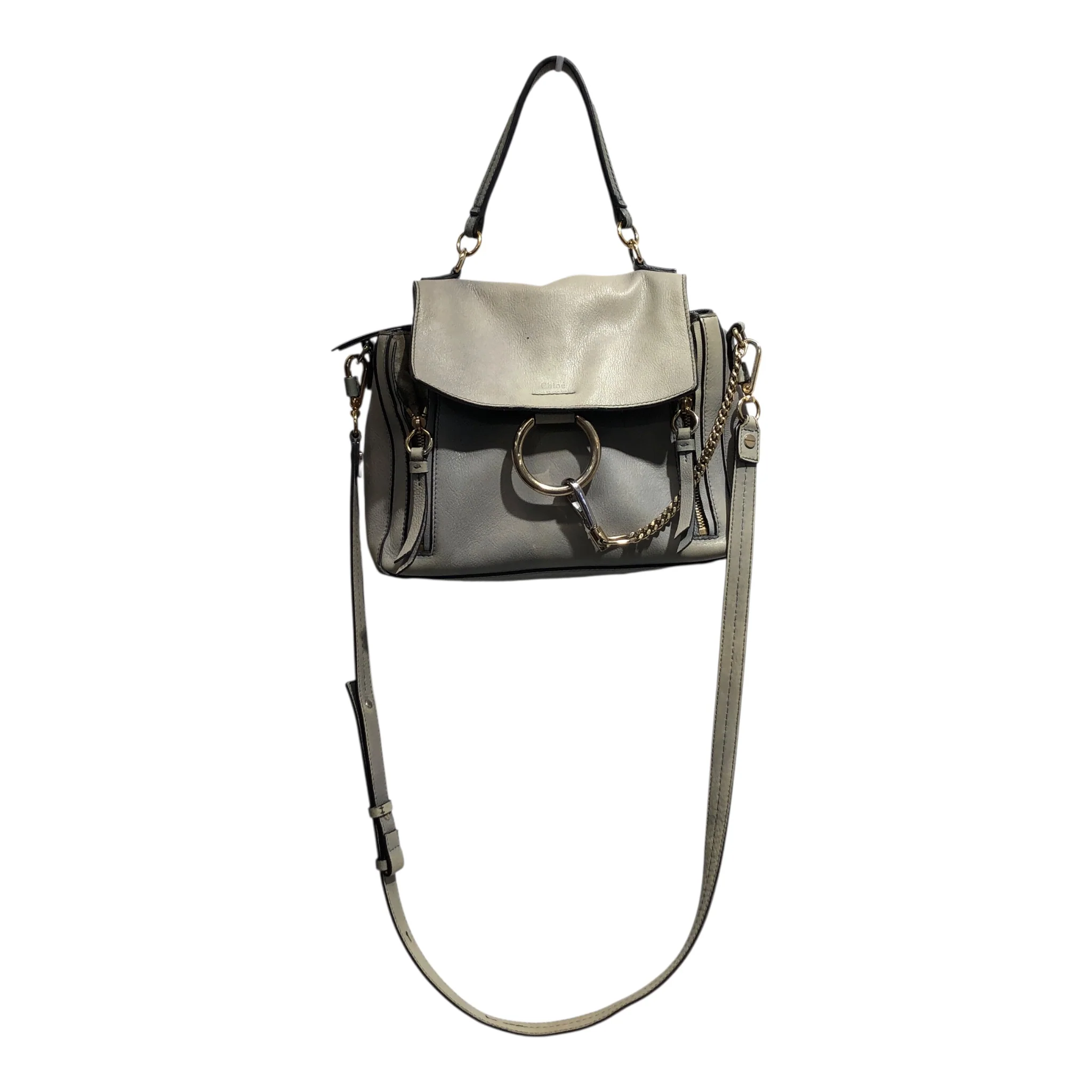 Chloe/Cross Body Bag/Leather/GRN/Chloe Faye Bag