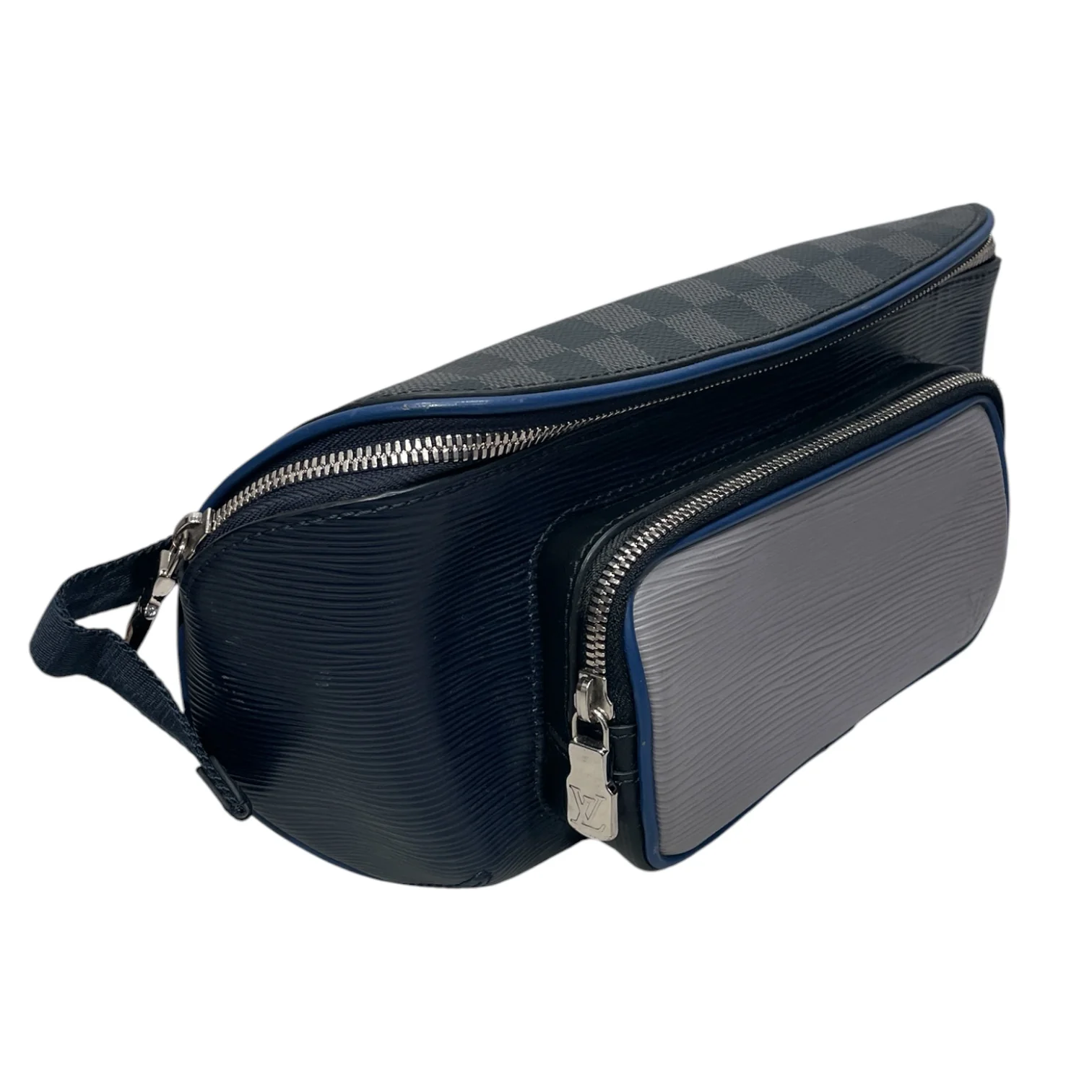 LOUIS VUITTON/Fanny Pack/Leather/NVY/EPI DAMIER GRAPHITE BUMBAG